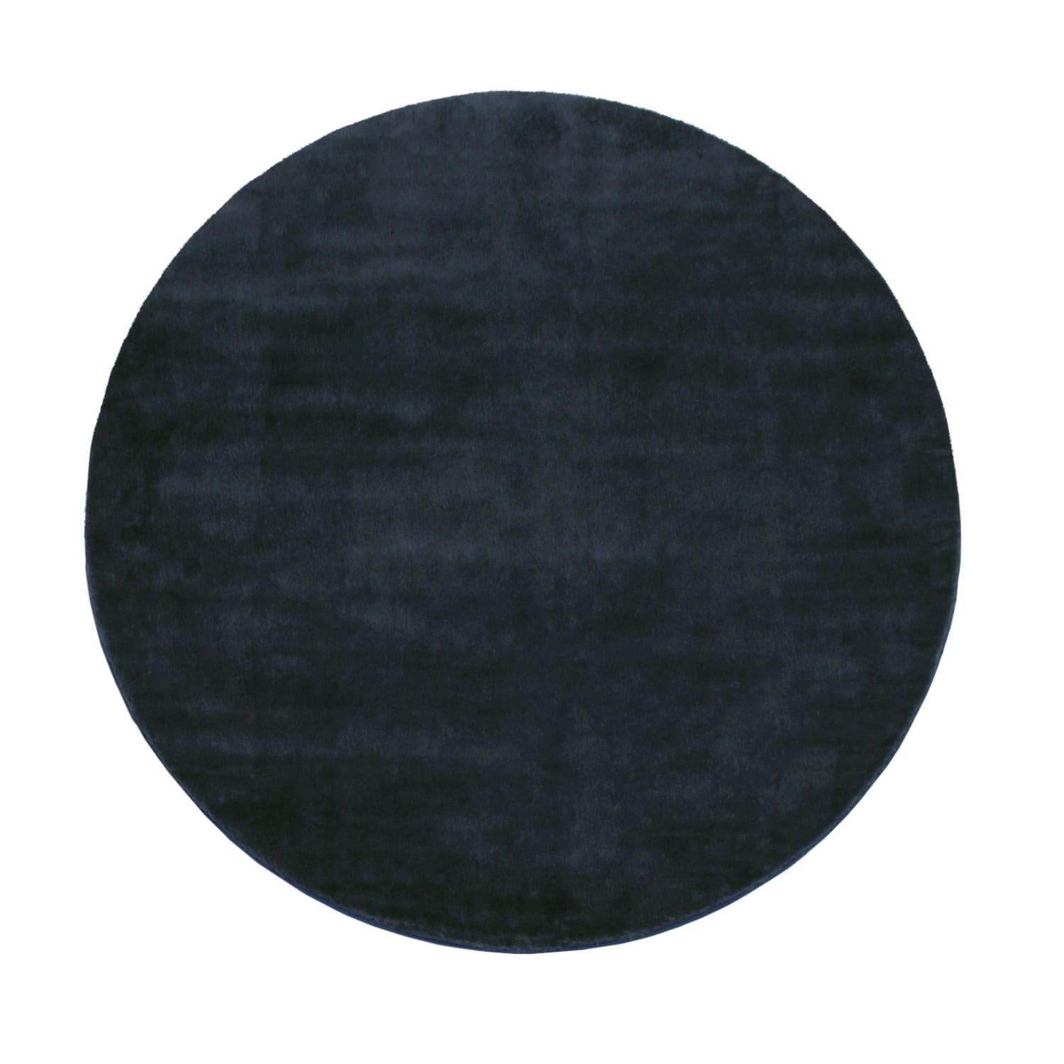 TT Home Teppich, Rund, Höhe: 14 mm, Wohnzimmer Kurzflor Einfarbig Modernes günstig online kaufen