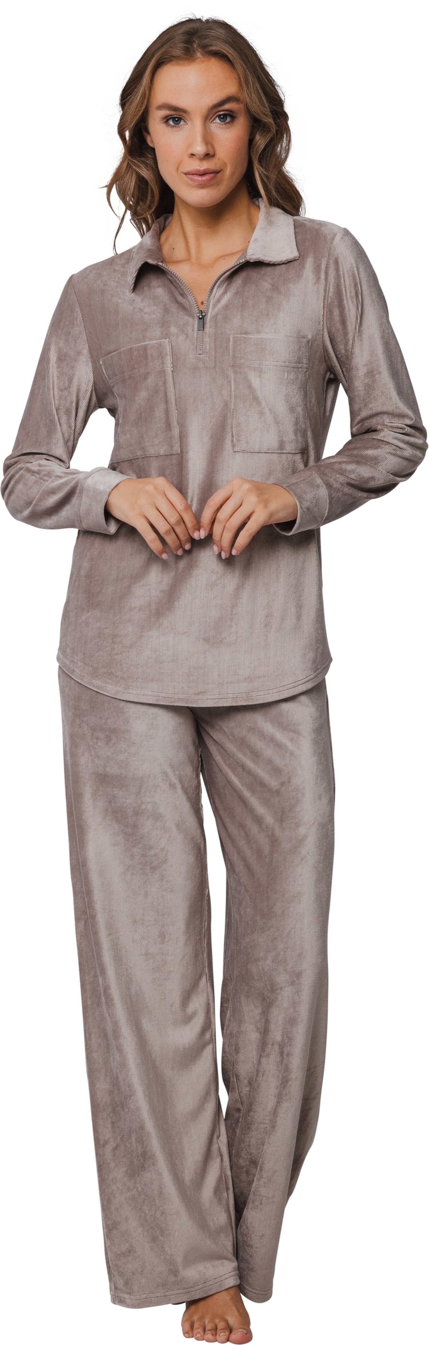 Pastunette Hausanzug Edler Nikki Damen Homewearanzug (2 tlg) Edles Design