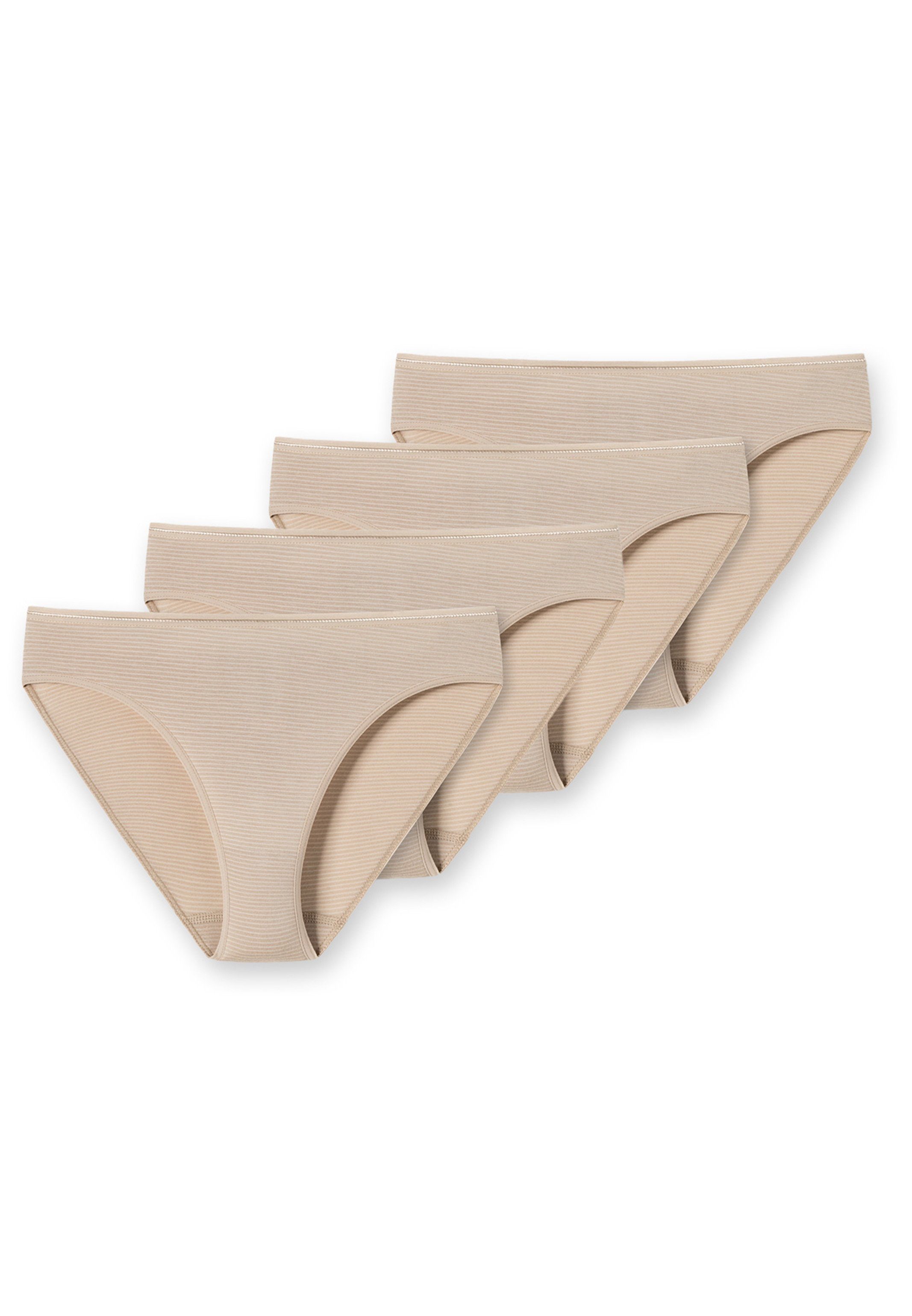 Tai-Slip Essentials Sand - (Spar-Set, 4-St) Modal Weicher, mit feiner Bundgummi Glanzgarn-Details 4er Pack Slip Tai Schiesser