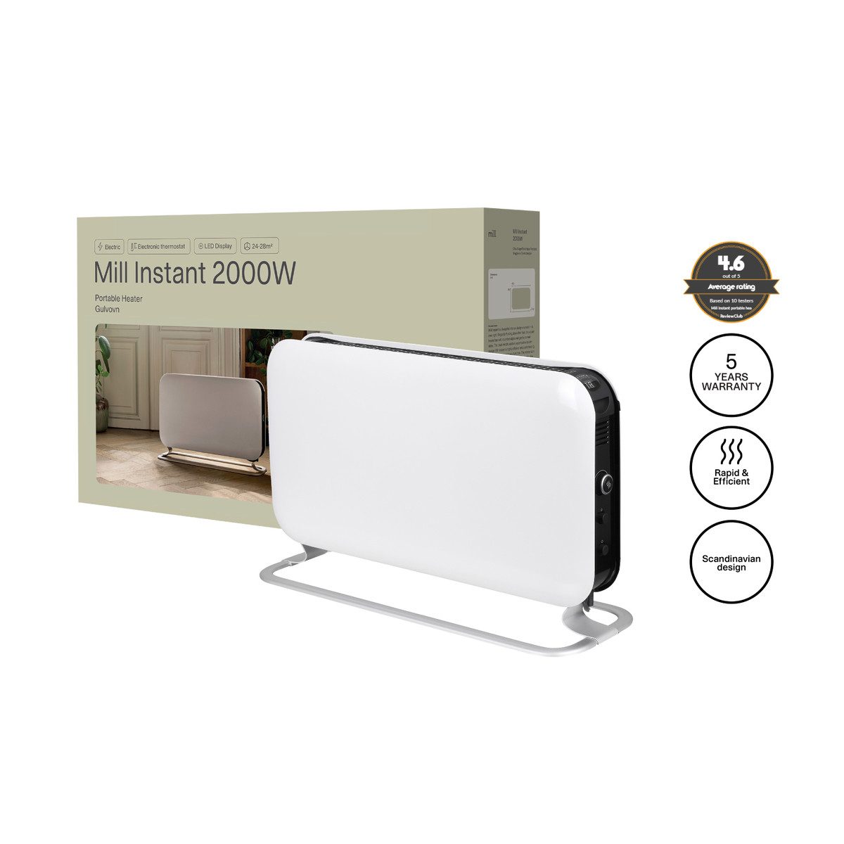 MILL Konvektor Instant Convection Heater, 2000 günstig online kaufen
