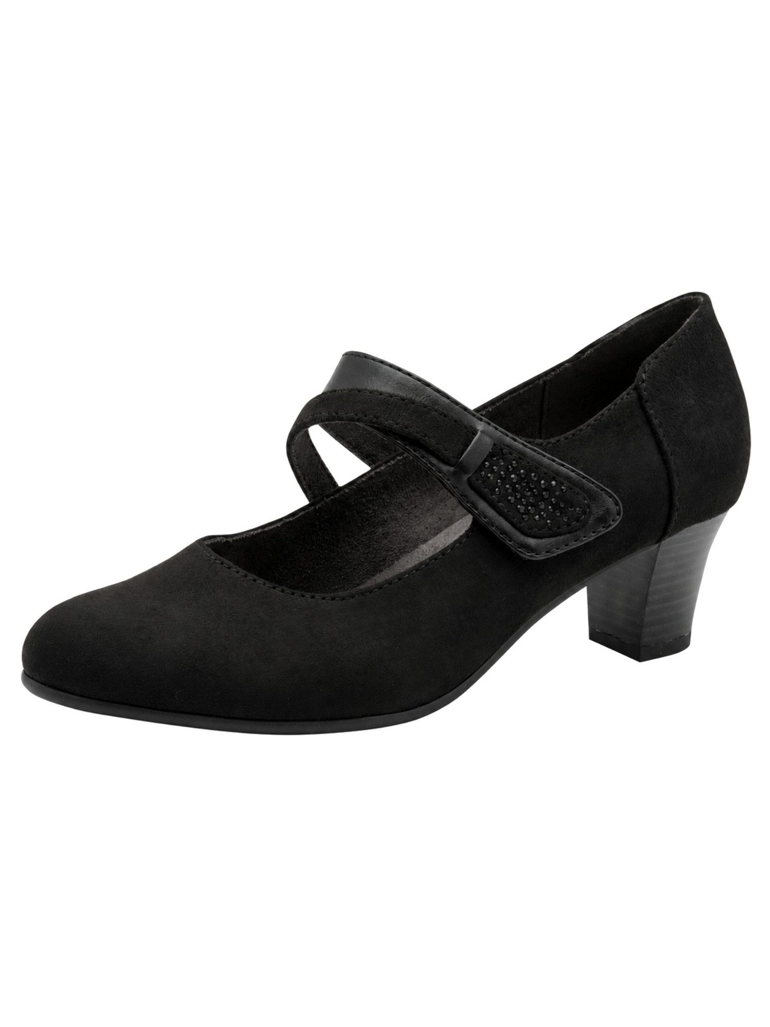 Jana Vegan, Mehrweite mit Blockabsatz Blockabsatz Sneaker Vegan