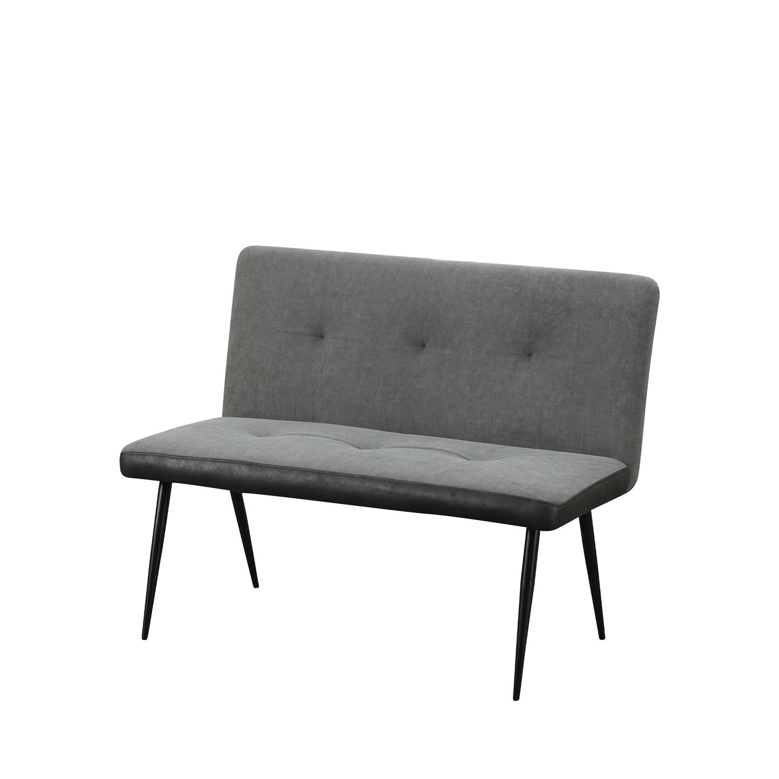 HTI-Living Polsterbank 2-Sitzer Bank Anthrazit/Grau Joschka (Stück, 1-St., günstig online kaufen