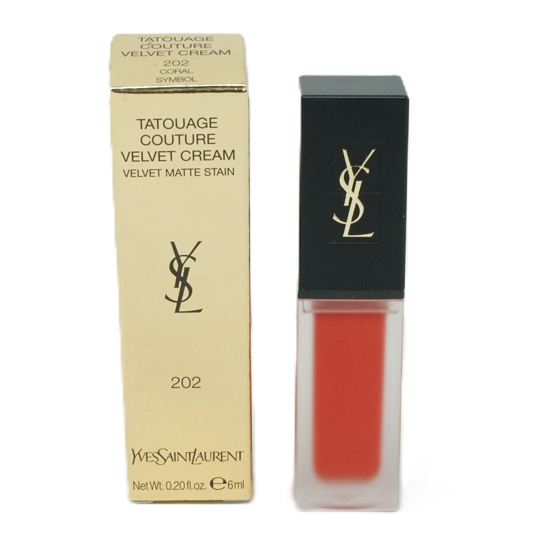 YVES SAINT LAURENT Блеск для губ Yves Saint Laurent Tatouage Блеск для губ 6ml Coral Symbol 202