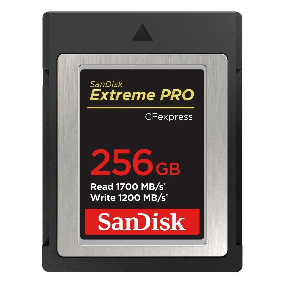 Sandisk CF Extreme PRO CFexpress, Typ B Speicherkarte (256 GB, 1700 MB/s Lesegeschwindigkeit)