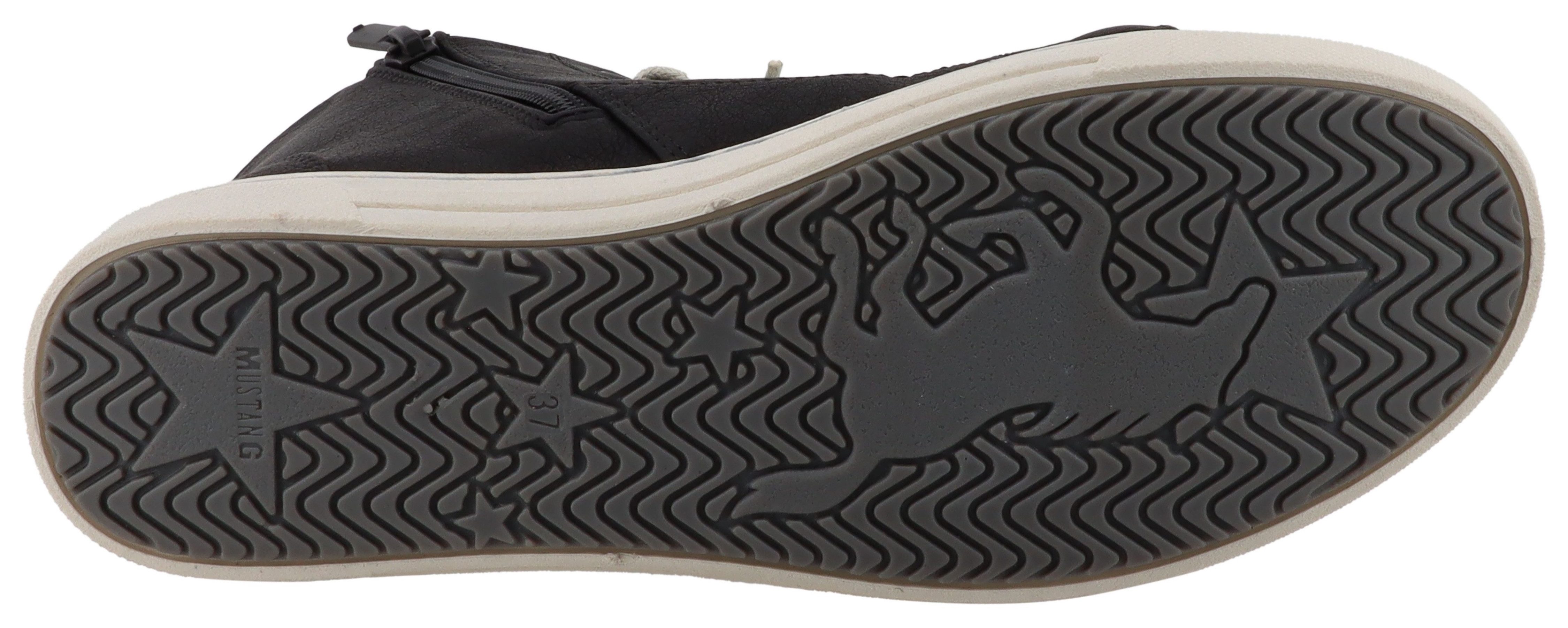 Mustang Shoes Tuala Winterstiefelette Schnürboots mit Reißverschluss