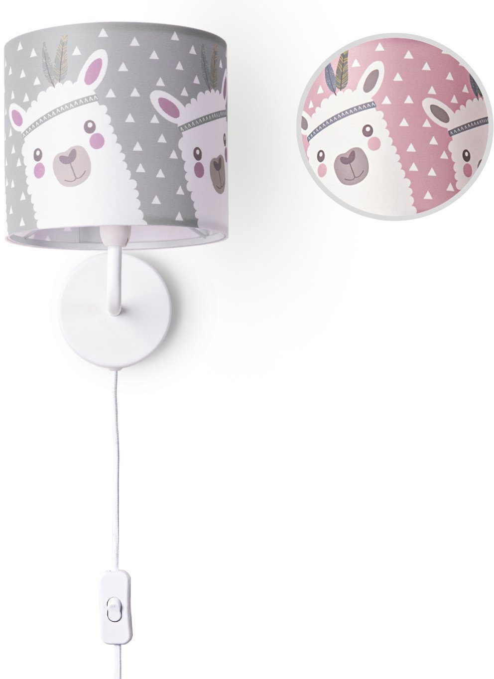 Paco Home Wandleuchte Ela 214, ohne günstig online kaufen
