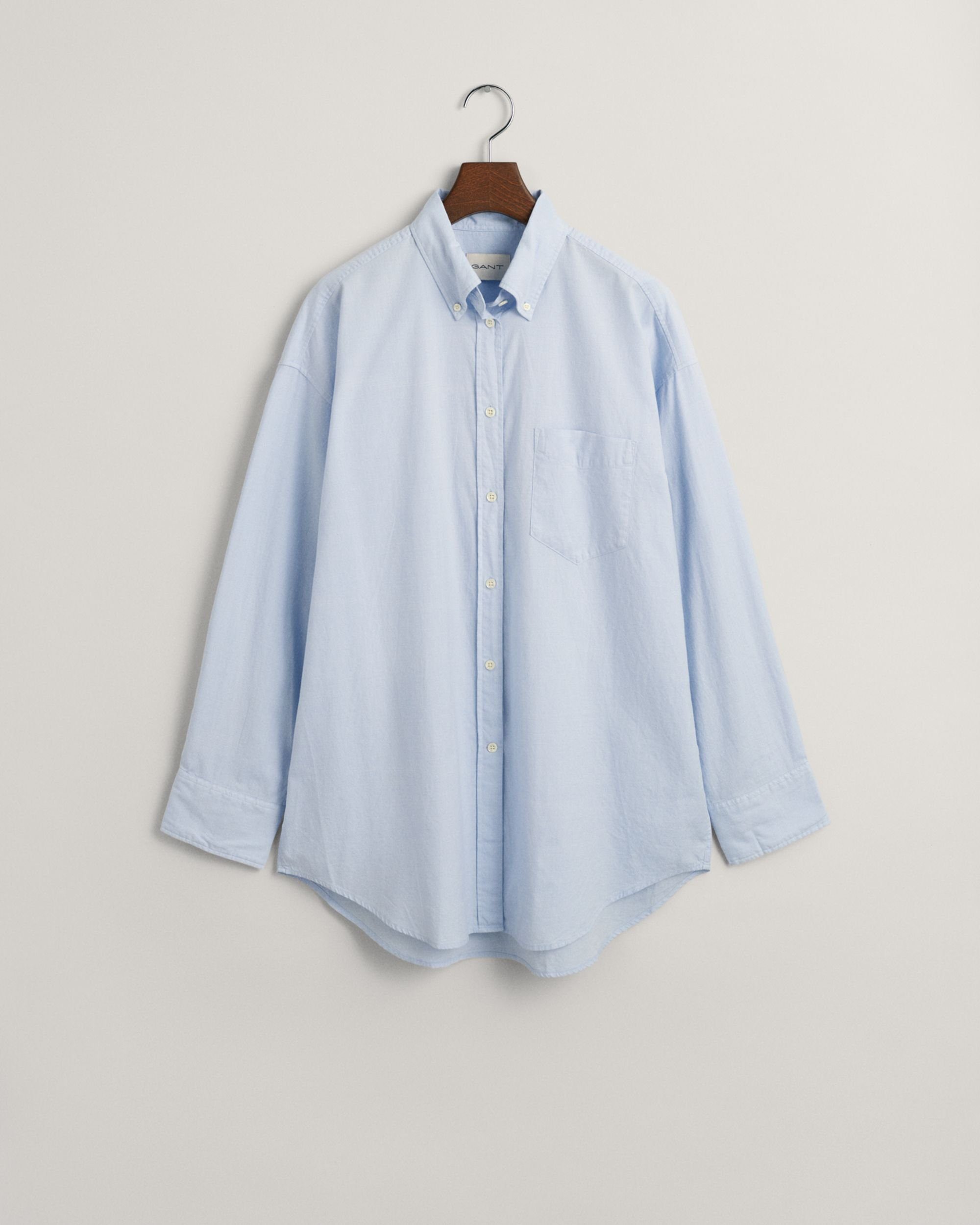 Gant Longbluse Oversized Luxury Oxford-Bluse