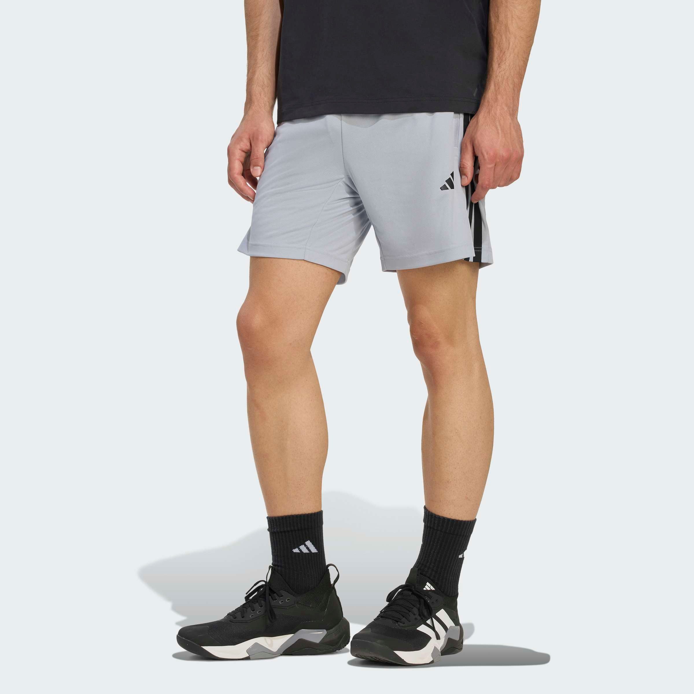 adidas Performance Shorts WORKOUT ESSENTIALS BASE 3-STRIPES PIQUÉ 7 IN