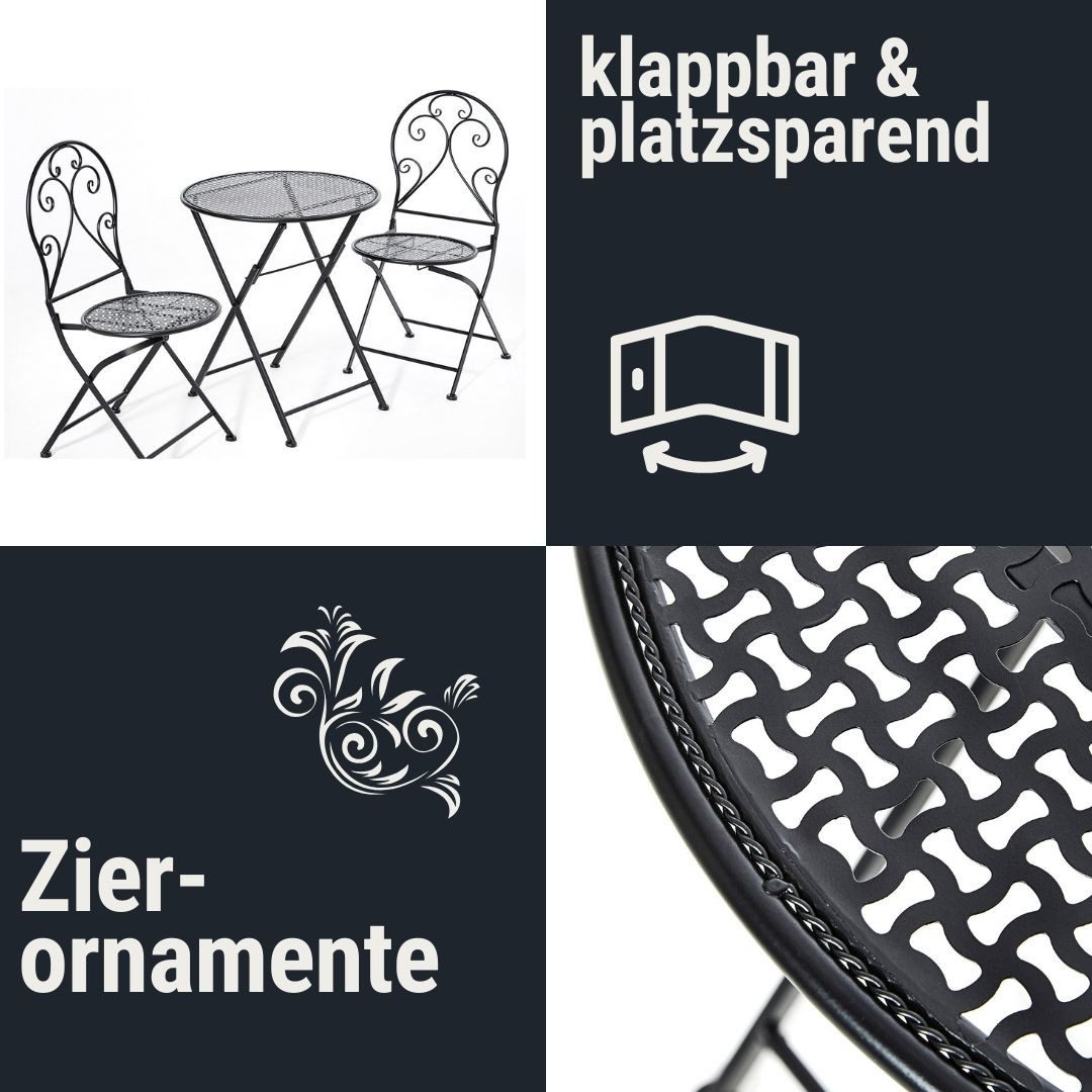 Wohnando Garten-Essgruppe Sitzmöbel Garten, kleines Bistroset günstig online kaufen