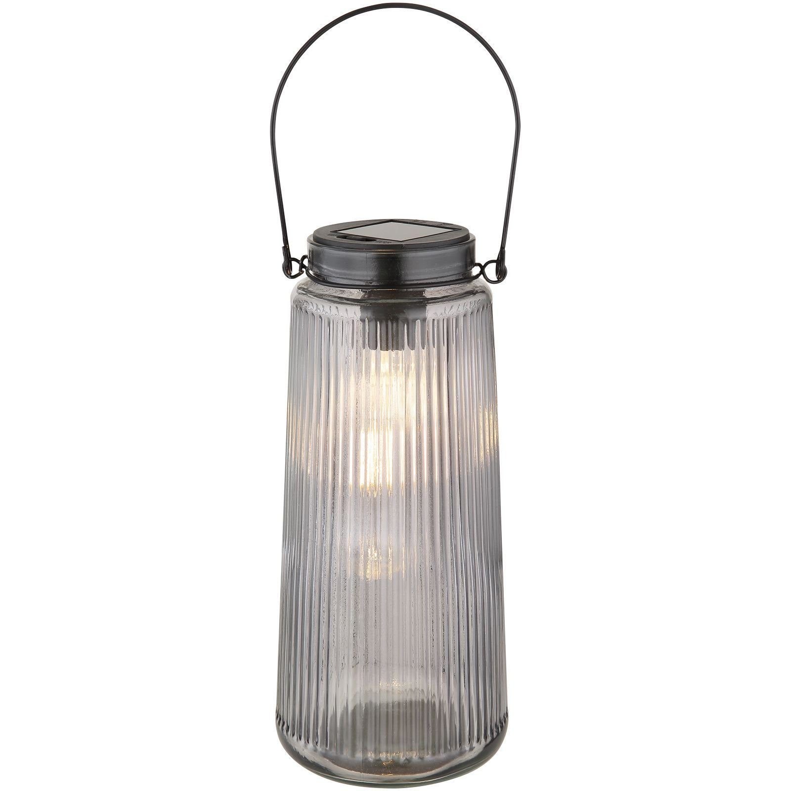 bmf-versand LED Solarleuchte Solarleuchte Garten Solarlaterne Außen LED Laterne Outdoor Außenlampe, auch hängend, LED fest integriert, warmweiß, Dekoleuchte