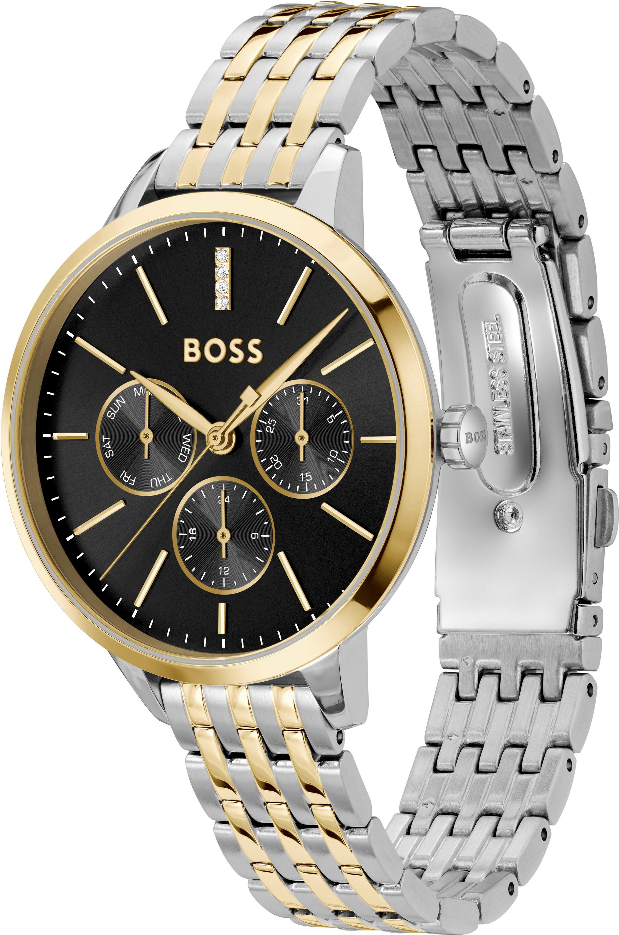 BOSS Multifunktionsuhr SYMPHONY 1502783, Quarzuhr, Armbanduhr, günstig online kaufen