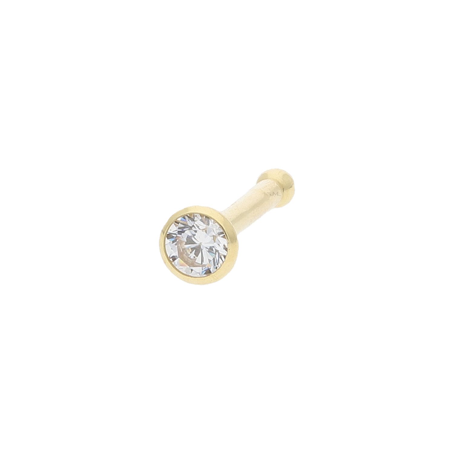 JuwelmaLux Nasenpiercing JuwelmaLux Nasenstecker 750 Gold (18 Karat) JL52-01-0020 (1-tlg)