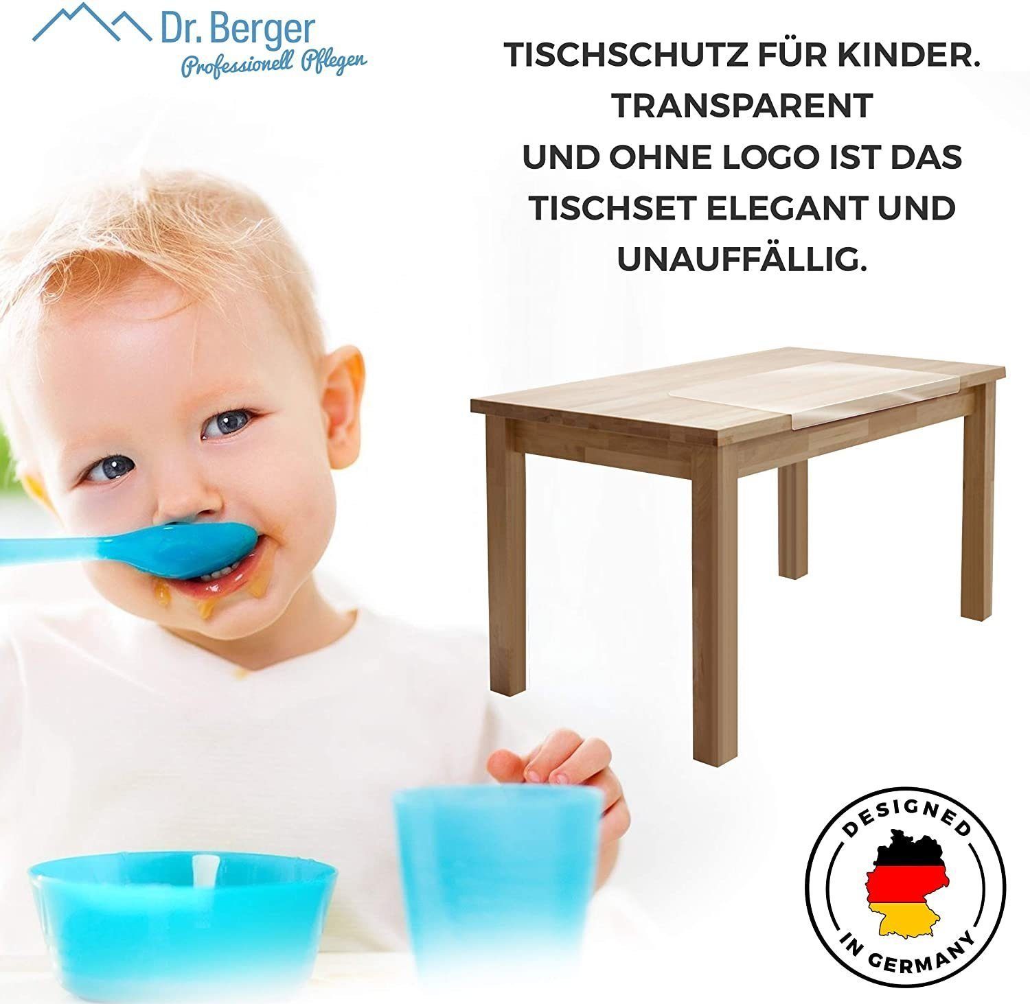 Dr. Berger Tischschonbezug Original Dr. Berger Tisch- und Kleckerschutz 60 x 40 cm (1-tlg) – Bild 3 von 5