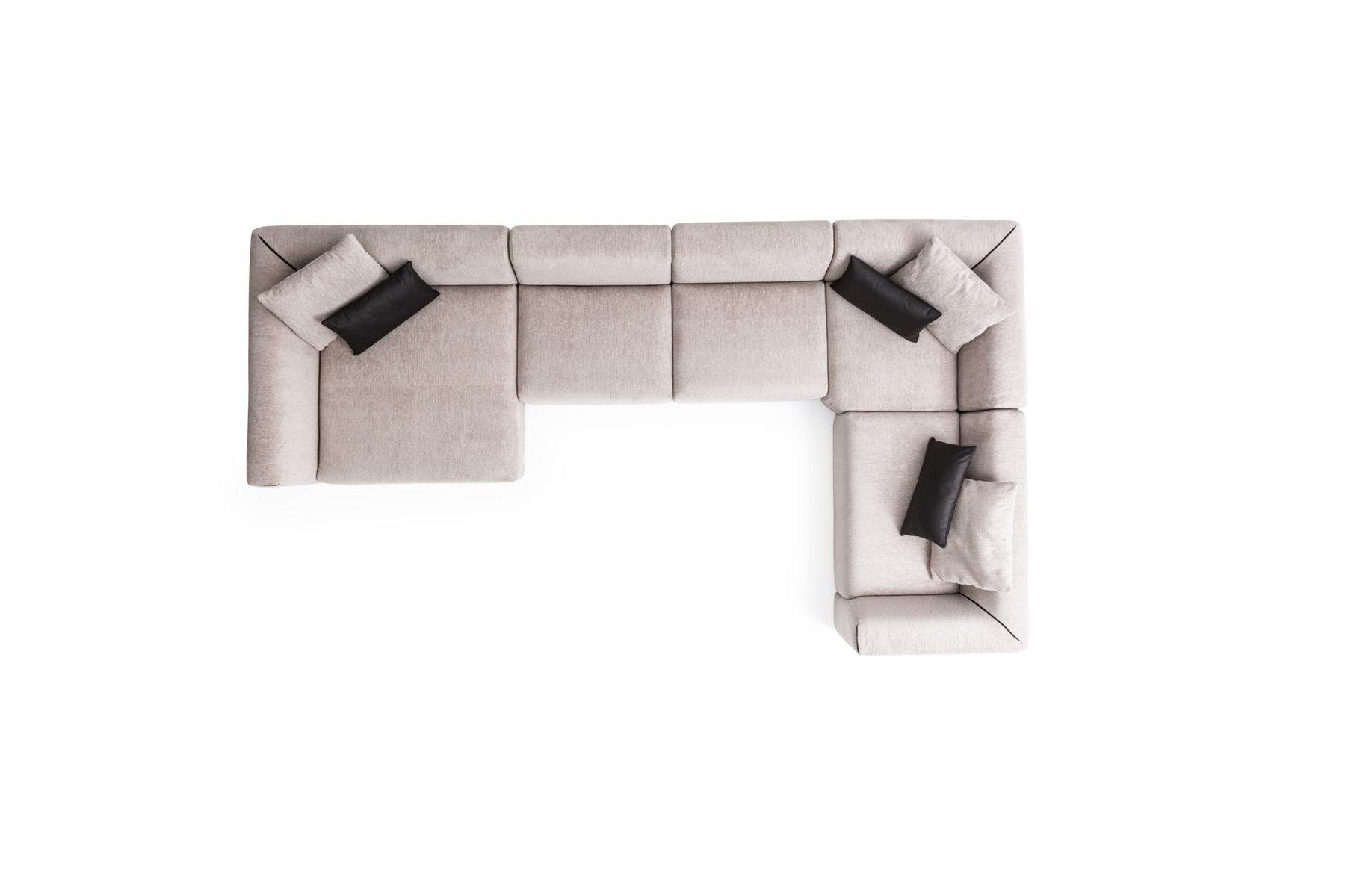 JVmoebel Ecksofa Modernes Ecksofa U-Form Wohnzimmer Stil Sofa Sitzgruppe, Made in Europe