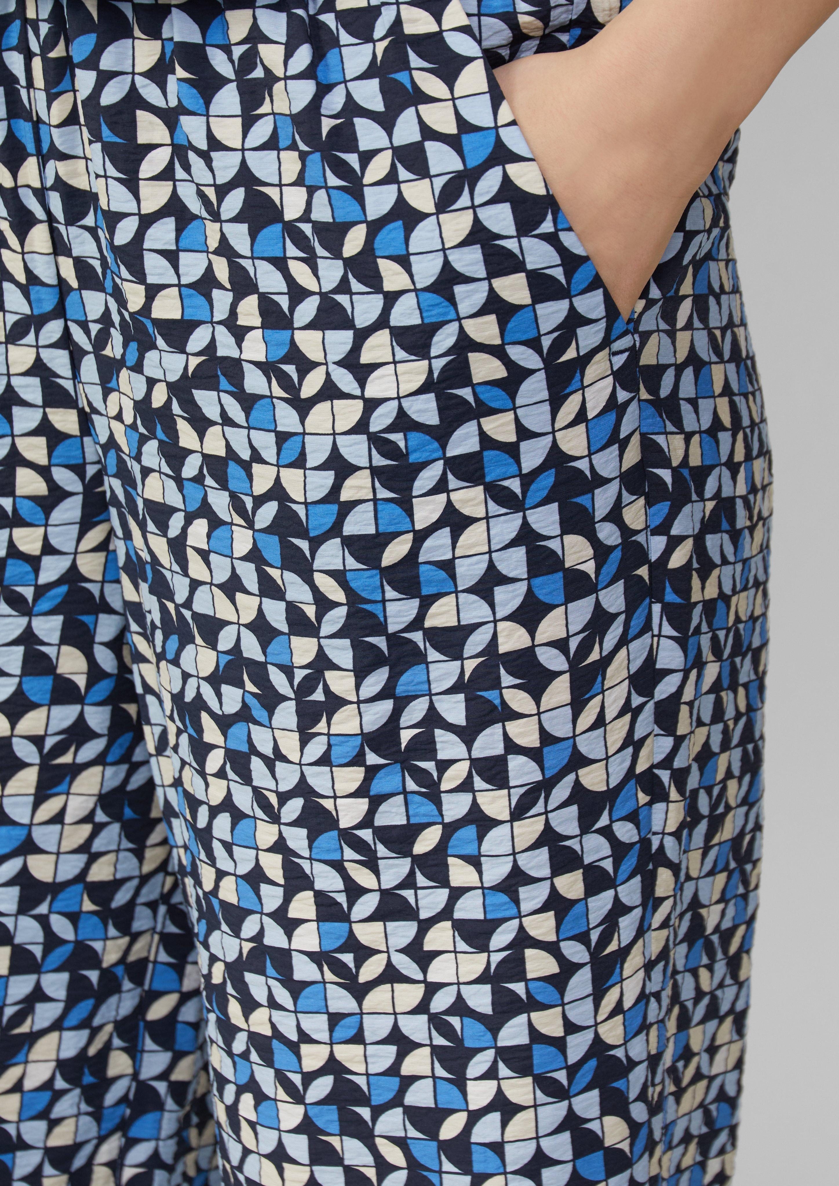 s.Oliver Culotte - Strukturierte Culotte in Relaxed günstig online kaufen