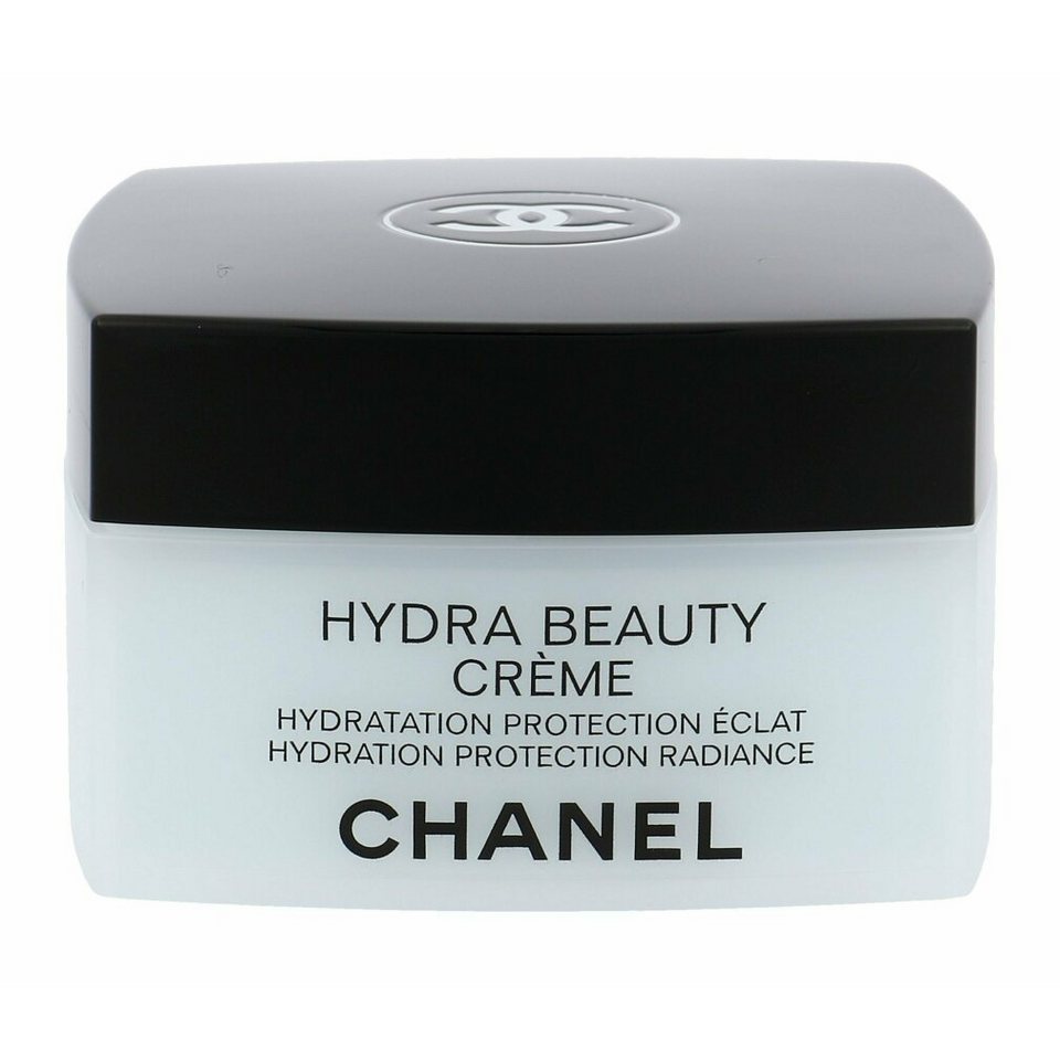 CHANEL Feuchtigkeitscreme Hydra Beauty Crème, mit Karité-Butter und  Canola-Derivat, Verleihen Sie Ihrer Haut neue