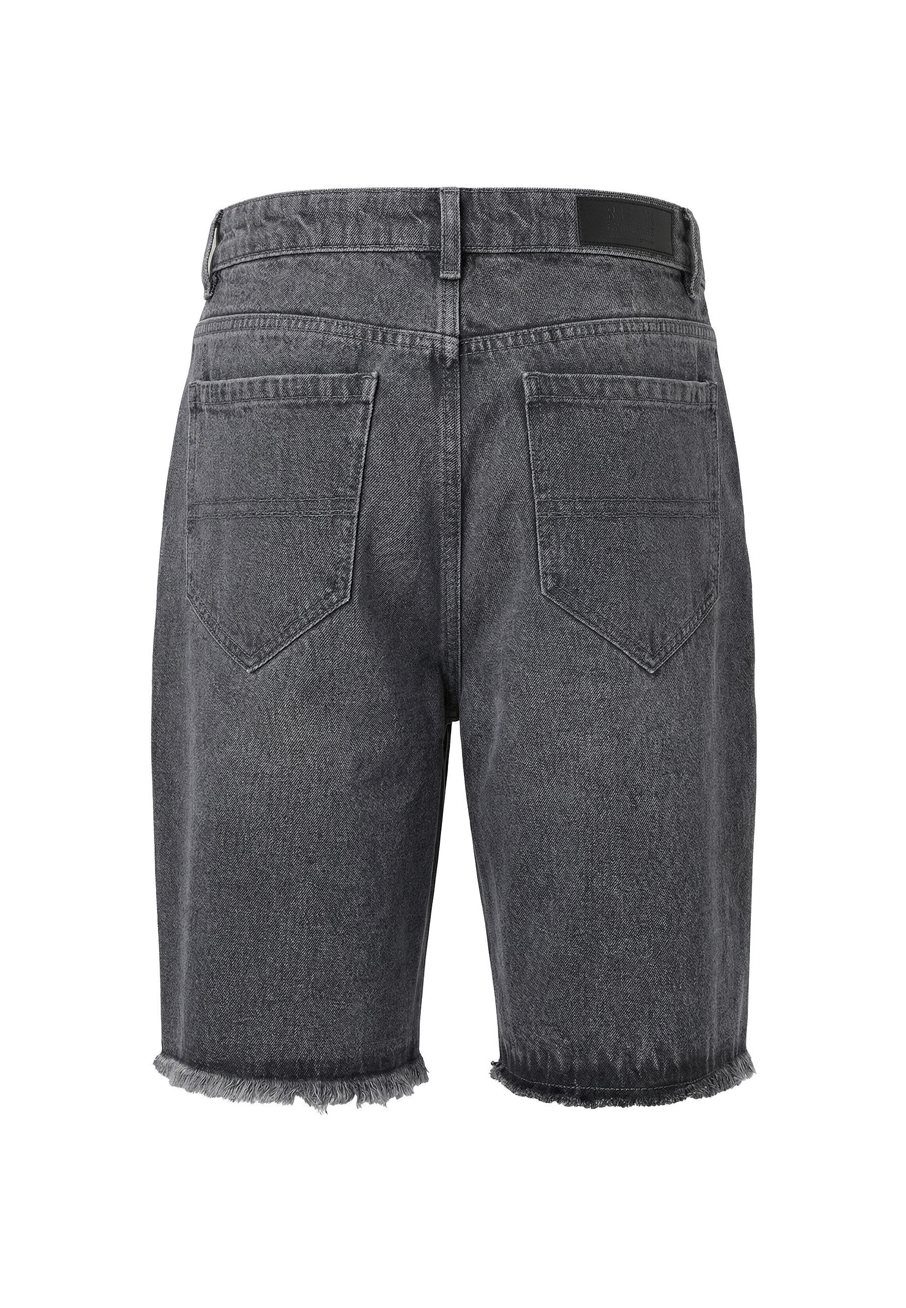 URBAN CLASSICS Shorts Urban Classics Open Edge Two Knee Denim Shorts (1-tlg)
