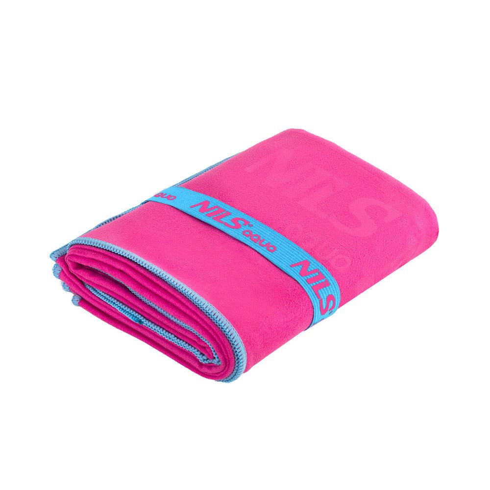 NILS AQUA Sporthandtuch Mikrofaserhandtuch 140x70 cm, Mikrofaser (Spar-Set, 1-St), Mit nur 216g sehr handlich, klein faltbar, platzsparend