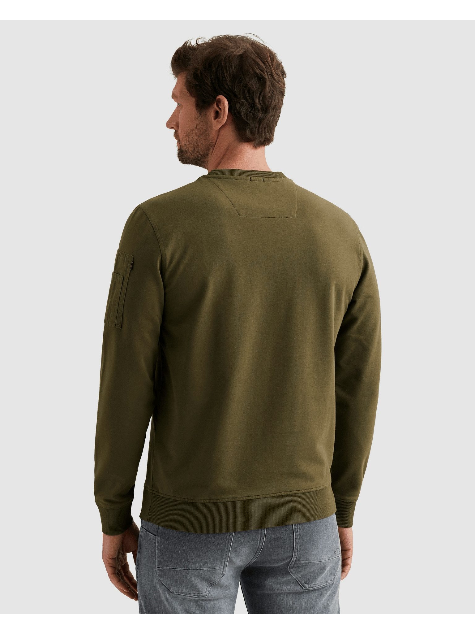 PME LEGEND Sweatshirt Airstrip sweat mit Logo Stickerei