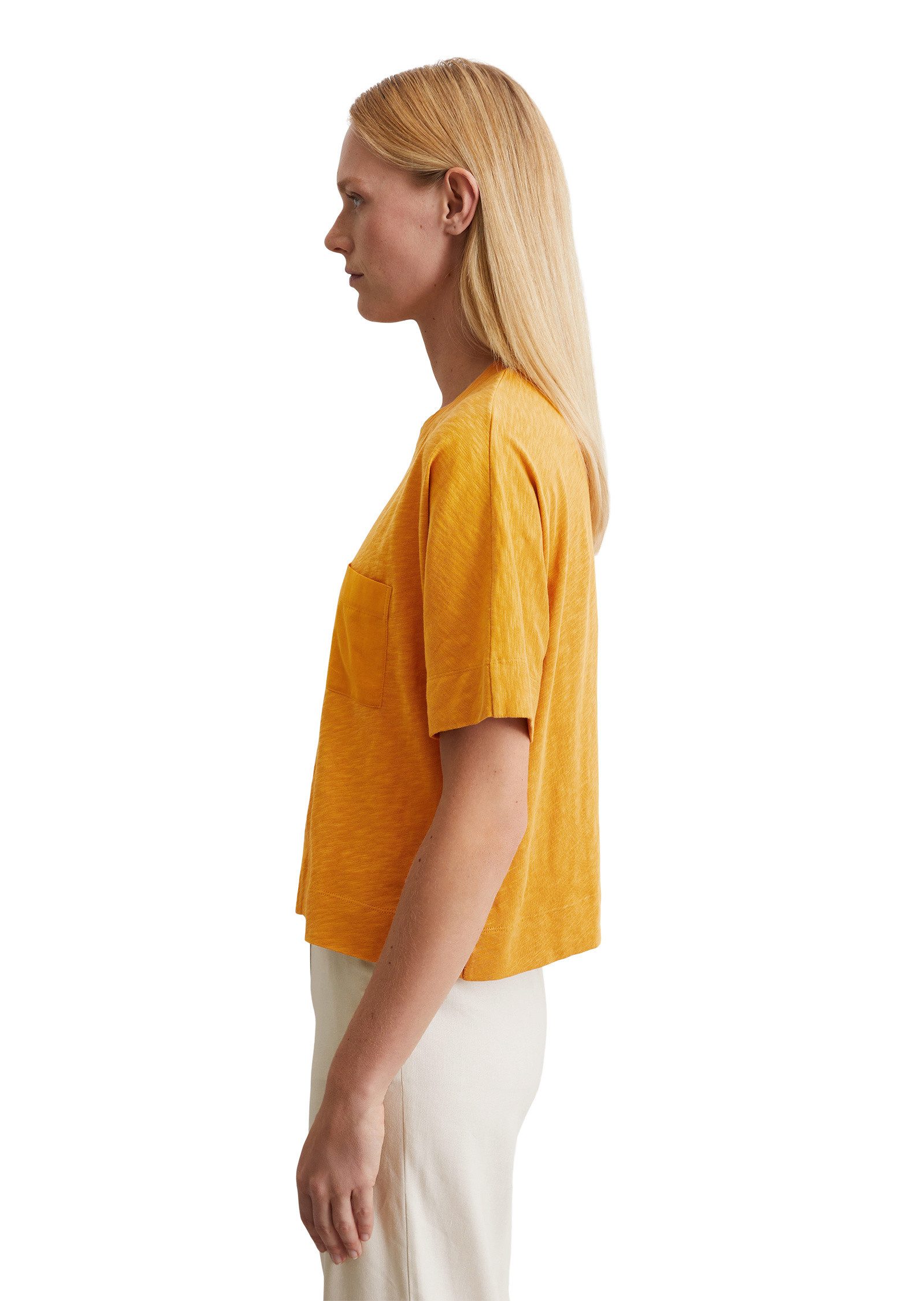 Marc O'Polo T-Shirt mit gewebter Brusttasche günstig online kaufen