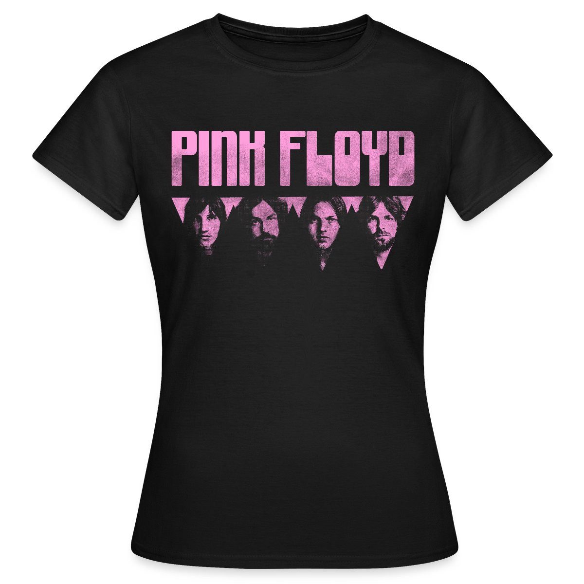 T-Shirt Pink Floyd Logo Pink Frauen T-Shirt
