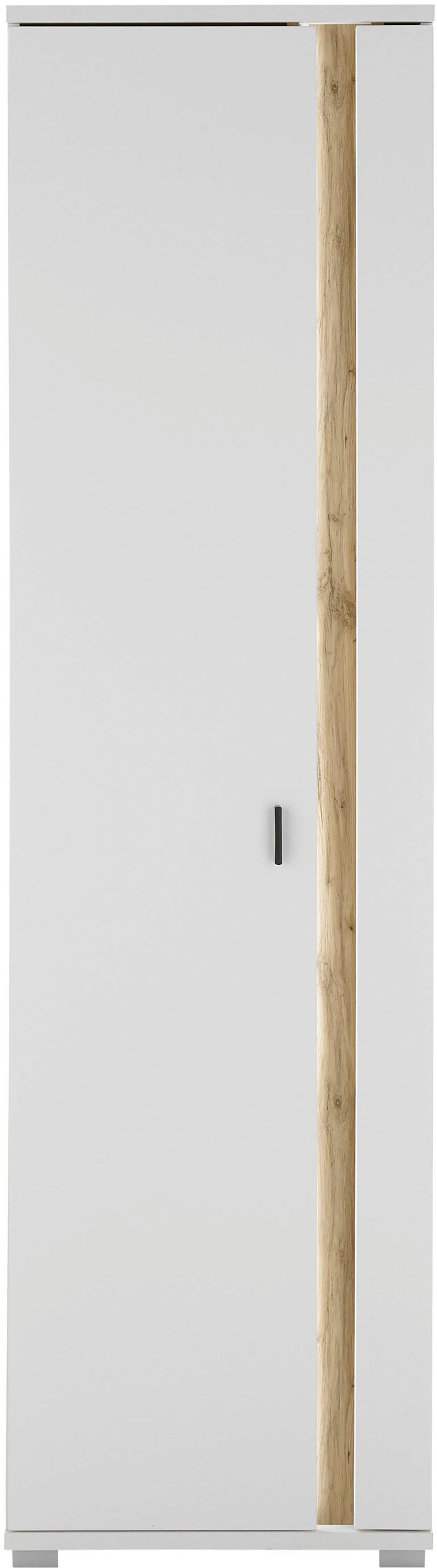 Home affaire Mehrzweckschrank LONG ISLAND (1-St) in moderner Trendfarbe,inklusive senkrechter Beleuchtung,Breite 55 cm