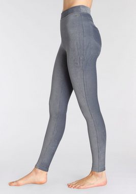 LASCANA Leggings aus weichem Material in Cord-Optik, Loungewear