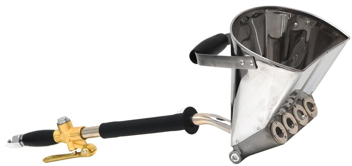 eyepower Putzkelle Druckluft Putzwerfer für Decken Kompressor Putzpistole Mörtel Putzmaschine Putzspritze