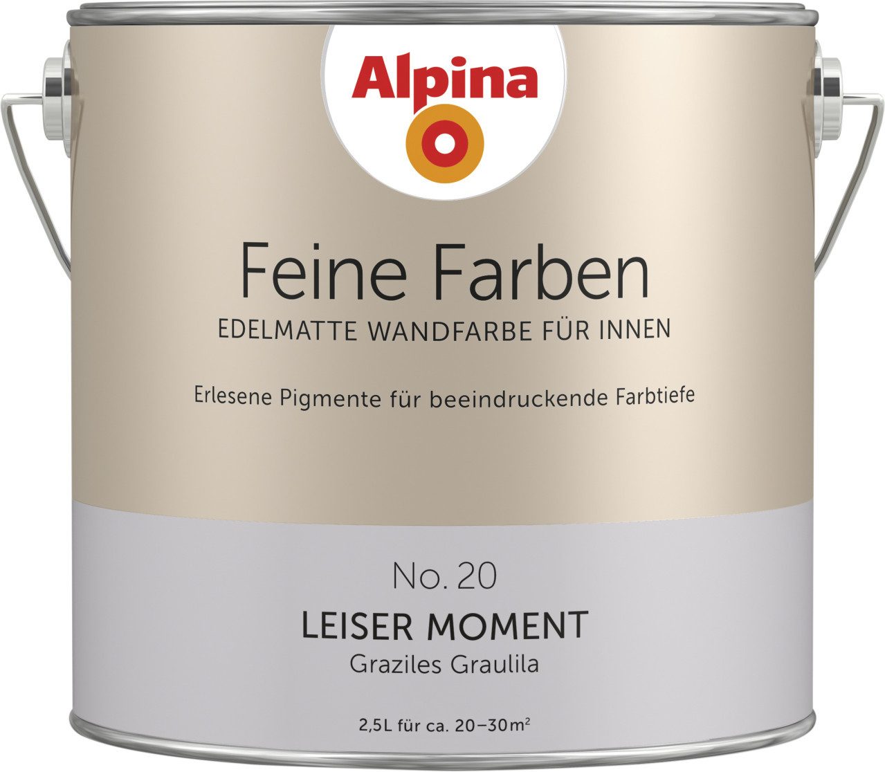Alpina Wandfarbe Alpina Feine Farben Wandfarbe No. 20 Leiser Moment
