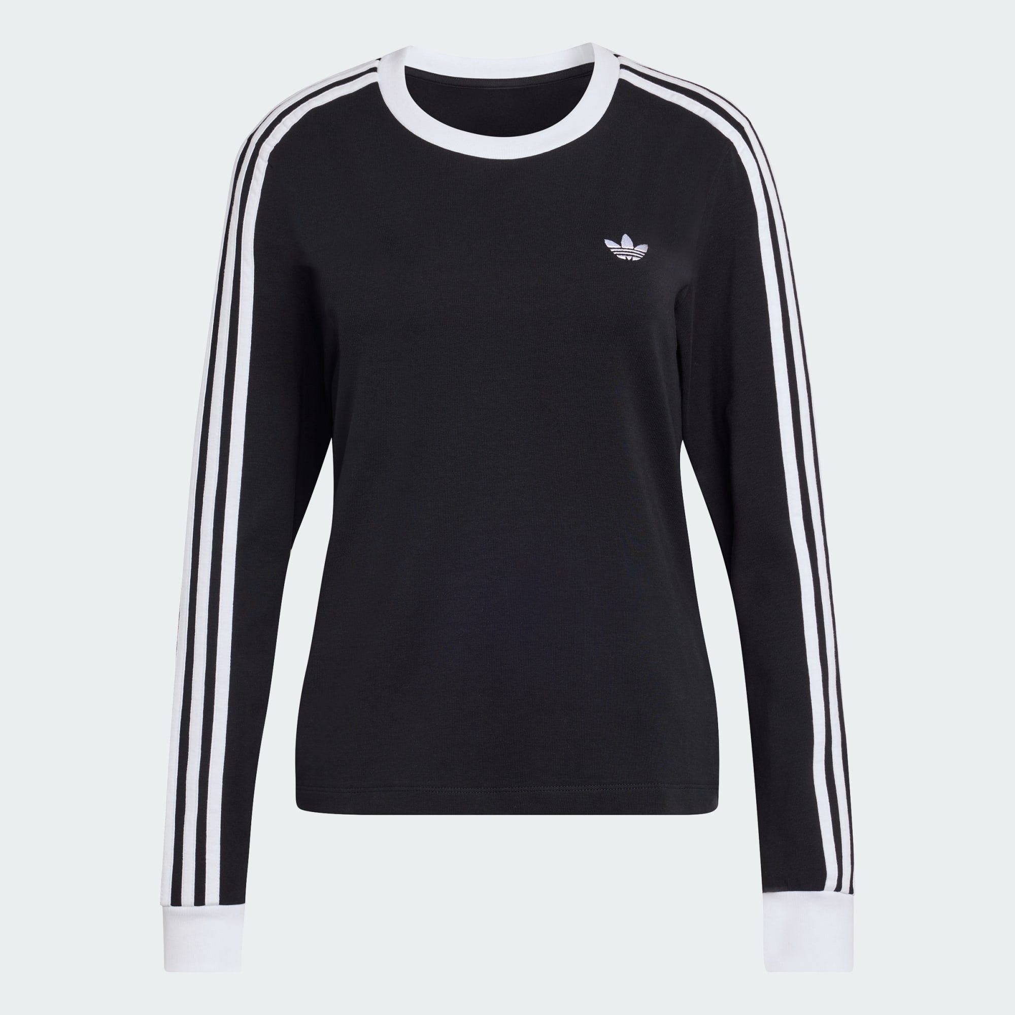 adidas Originals T-Shirt 3-STREIFEN LANGÄRMLIGES SHIRT, SCHMAL GESCHNITTEN (1-tlg)