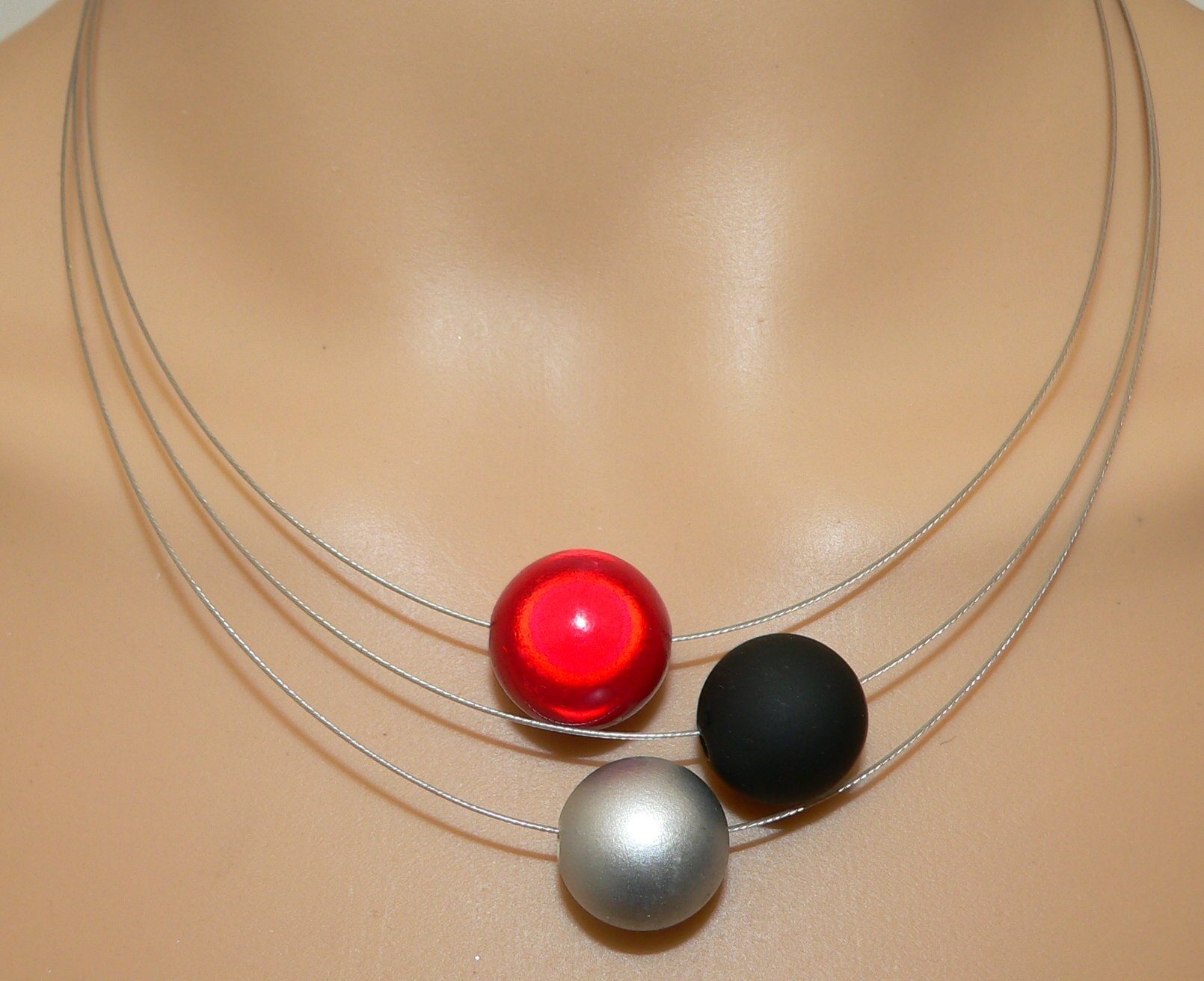 traumschmuck Collier 154 3 reihiges Collier günstig online kaufen