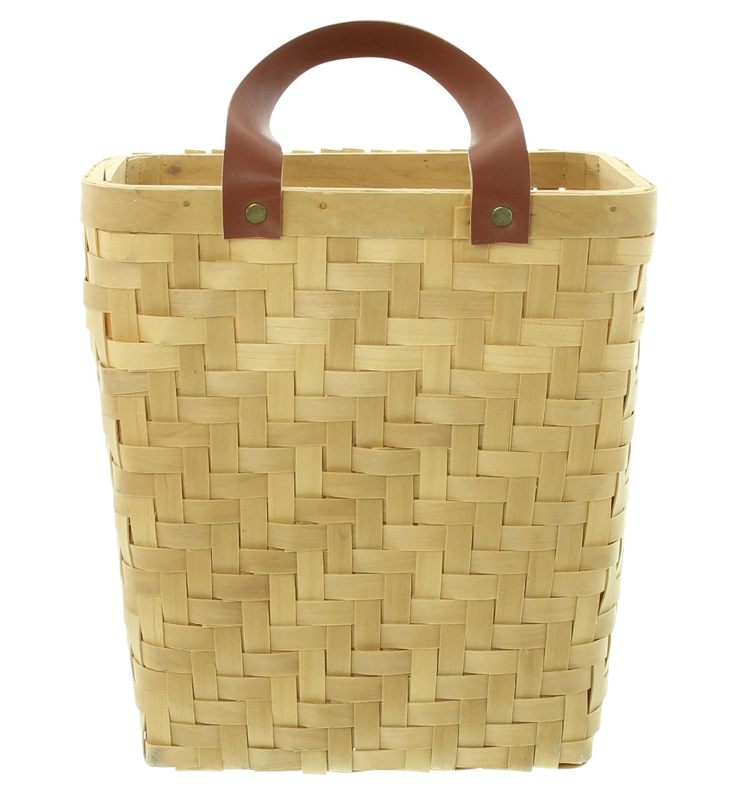 Frank Flechtwaren Dekokorb Wandkorb "Holzspan"