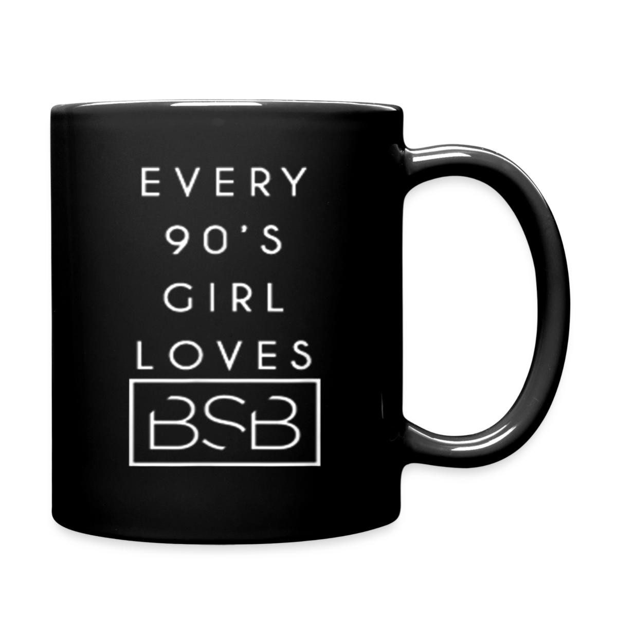 Spreadshirt Tasse Boyband 90er Fanartikel Tasse Einfarbig, Keramik