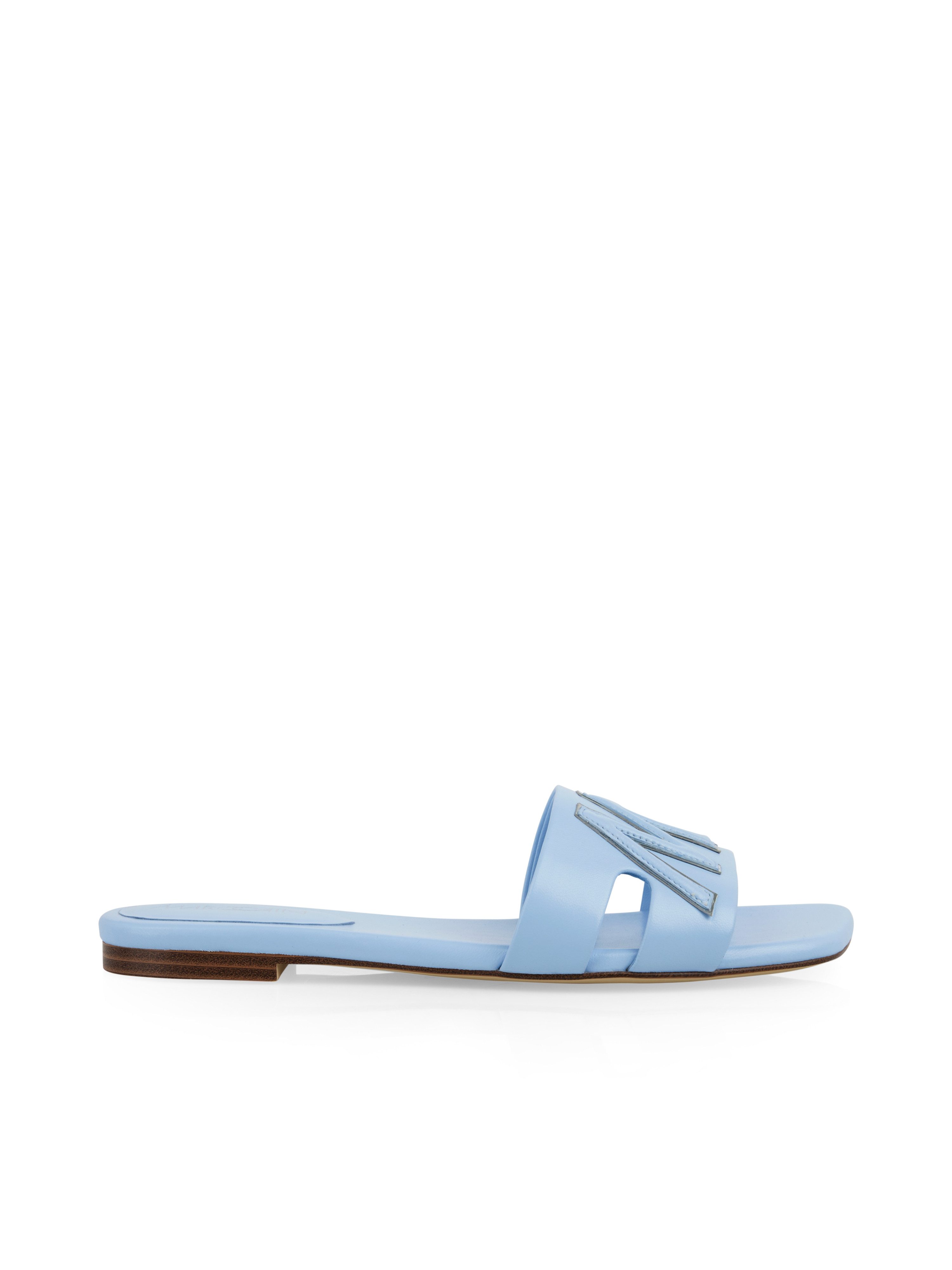 Marc Cain Collections Serene Hues Pantolette Sommerschuh, Flats mit markantem MC Logo