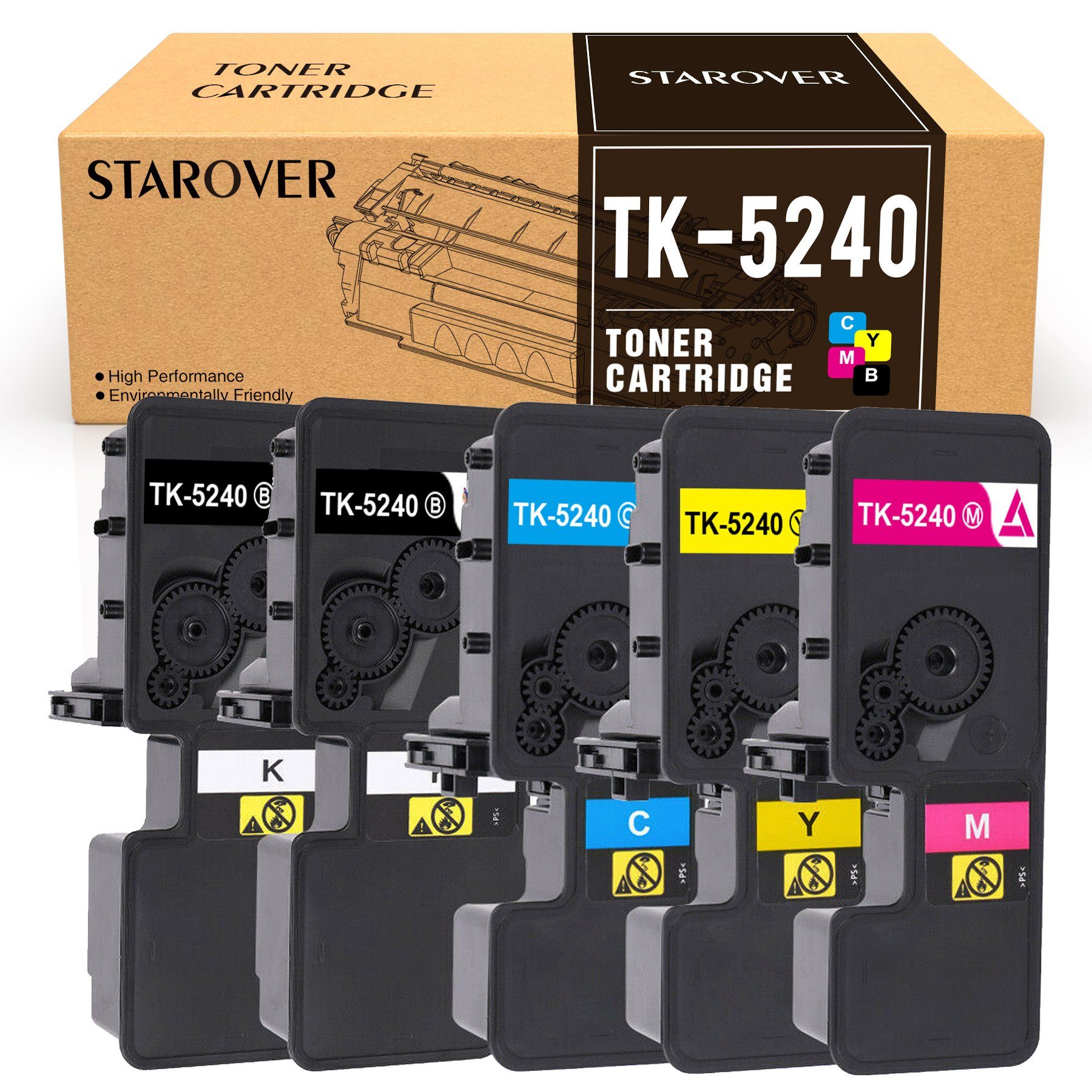 STAROVER Tonerkartusche TK-5240 TK5240 für Kyocera ECOSYS M5526CDN P5026CDN