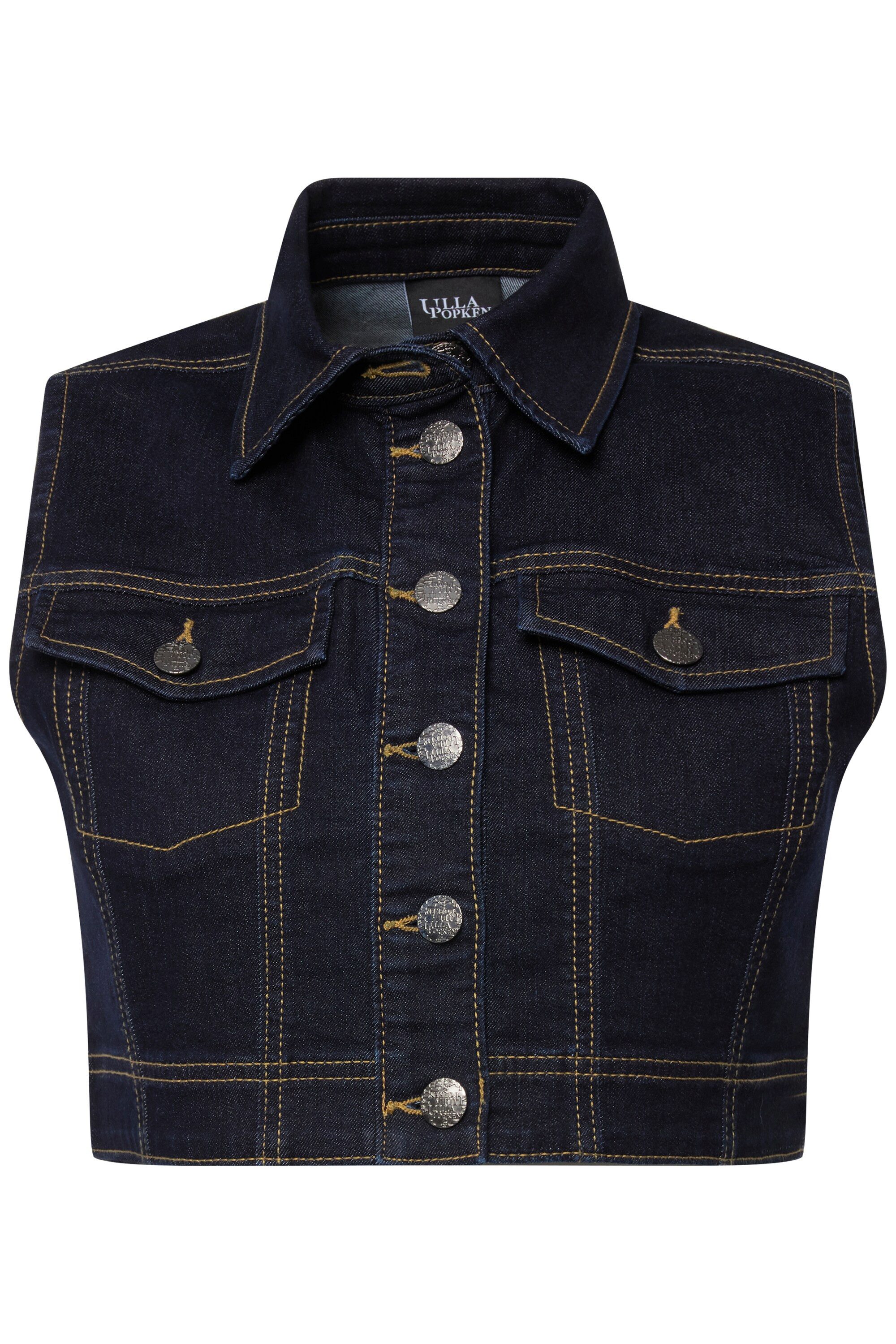 Ulla Popken Jeansweste Jeansweste kurz Slim günstig online kaufen