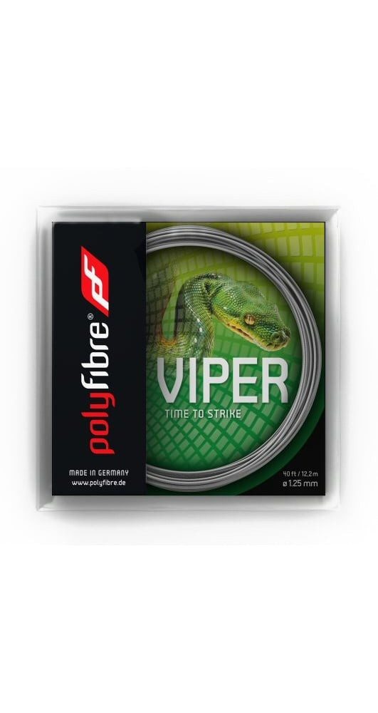 Tennissaite Viper (Haltbarkeit+Touch) silber 12m Set