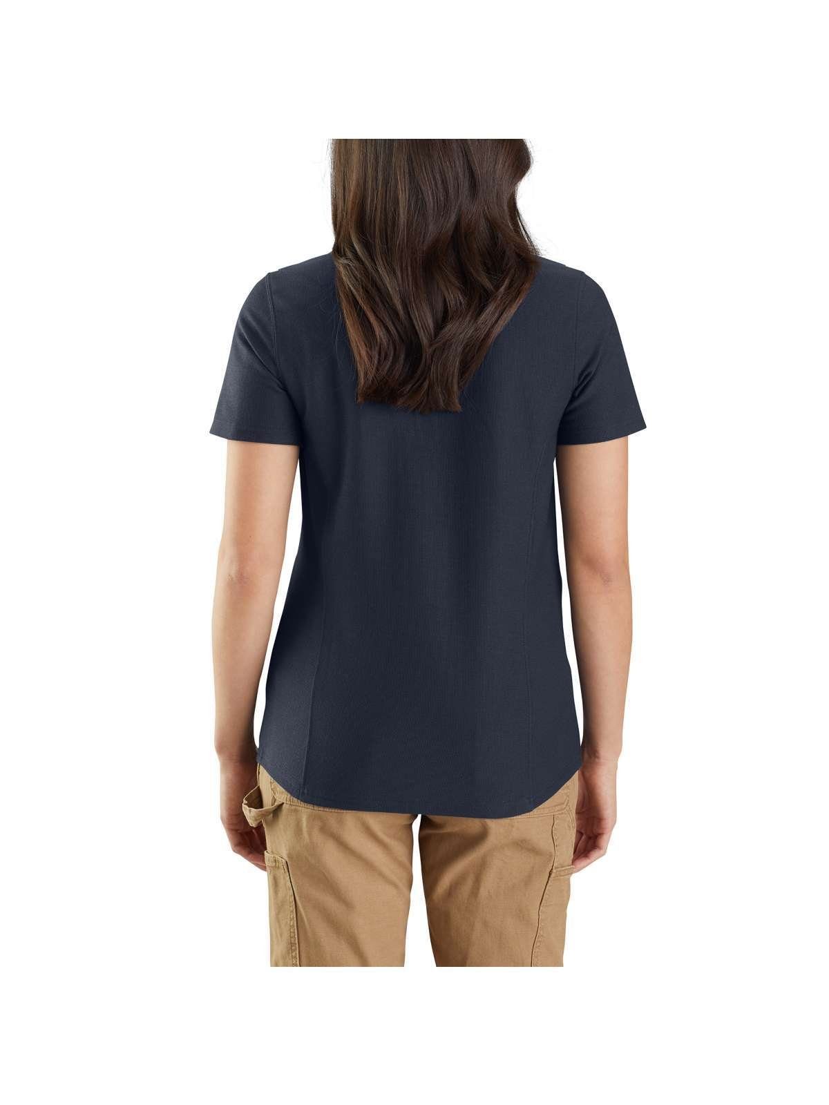 Carhartt T-Shirt Carhartt Shortsleeve Polo Marineblau