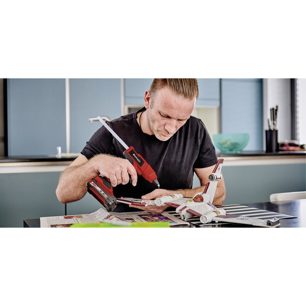 Einhell Heißklebepistole Einhell Power X-Change TE-CG 18 Li - Solo Akku Heißklebepistole mit Z – Bild 5 von 5