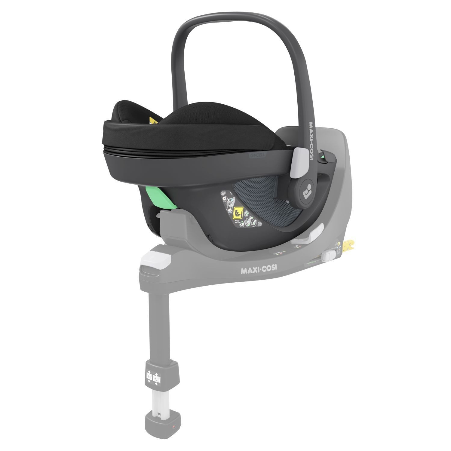 Maxi-Cosi Babyschale Essential Black, ab: 0 Monate, bis: 15 Monate, (3-tlg), R129/03 i-Size