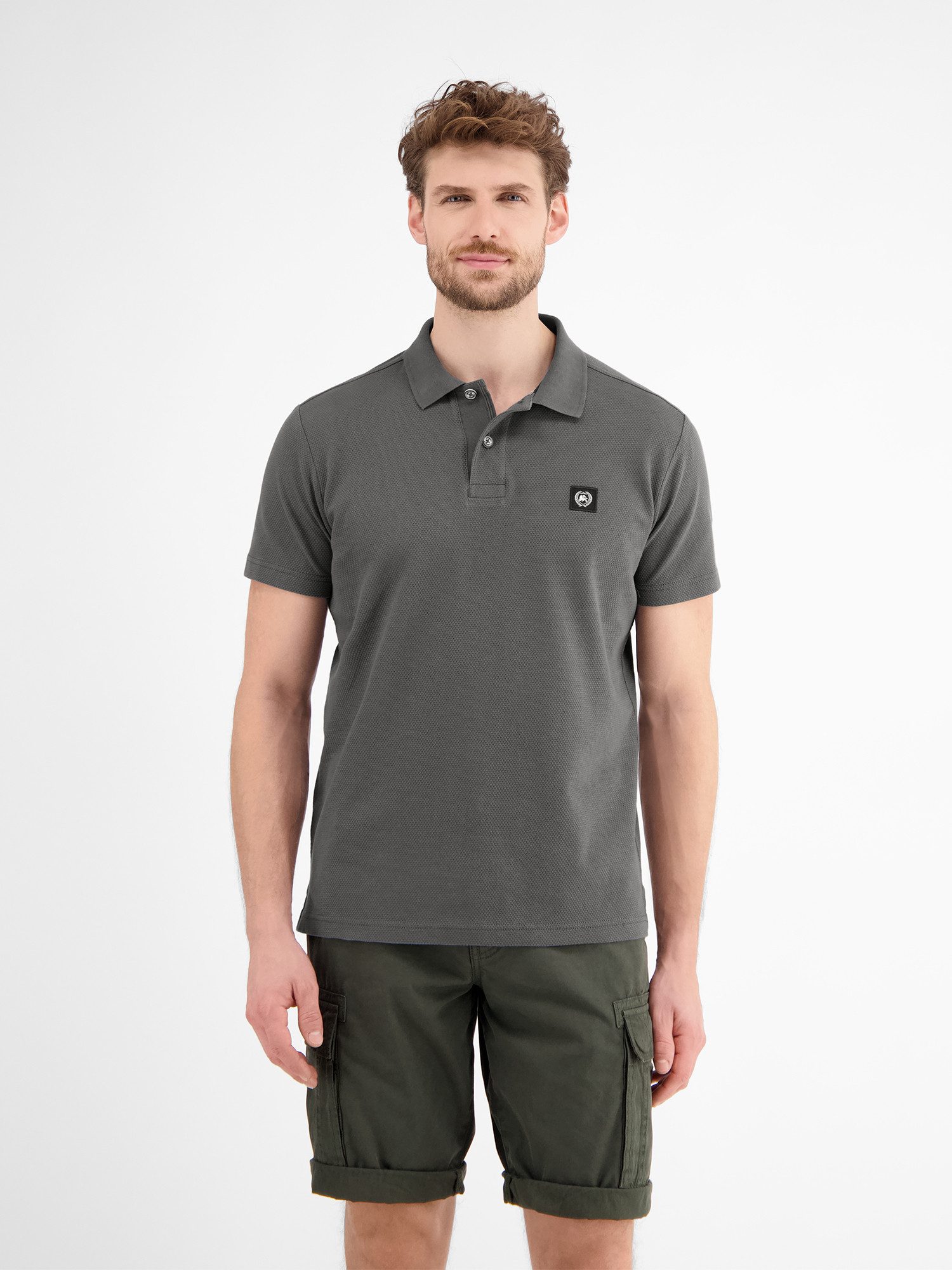 LERROS Poloshirt "LERROS Poloshirt in weicher Waffelpiquéqualität" günstig online kaufen