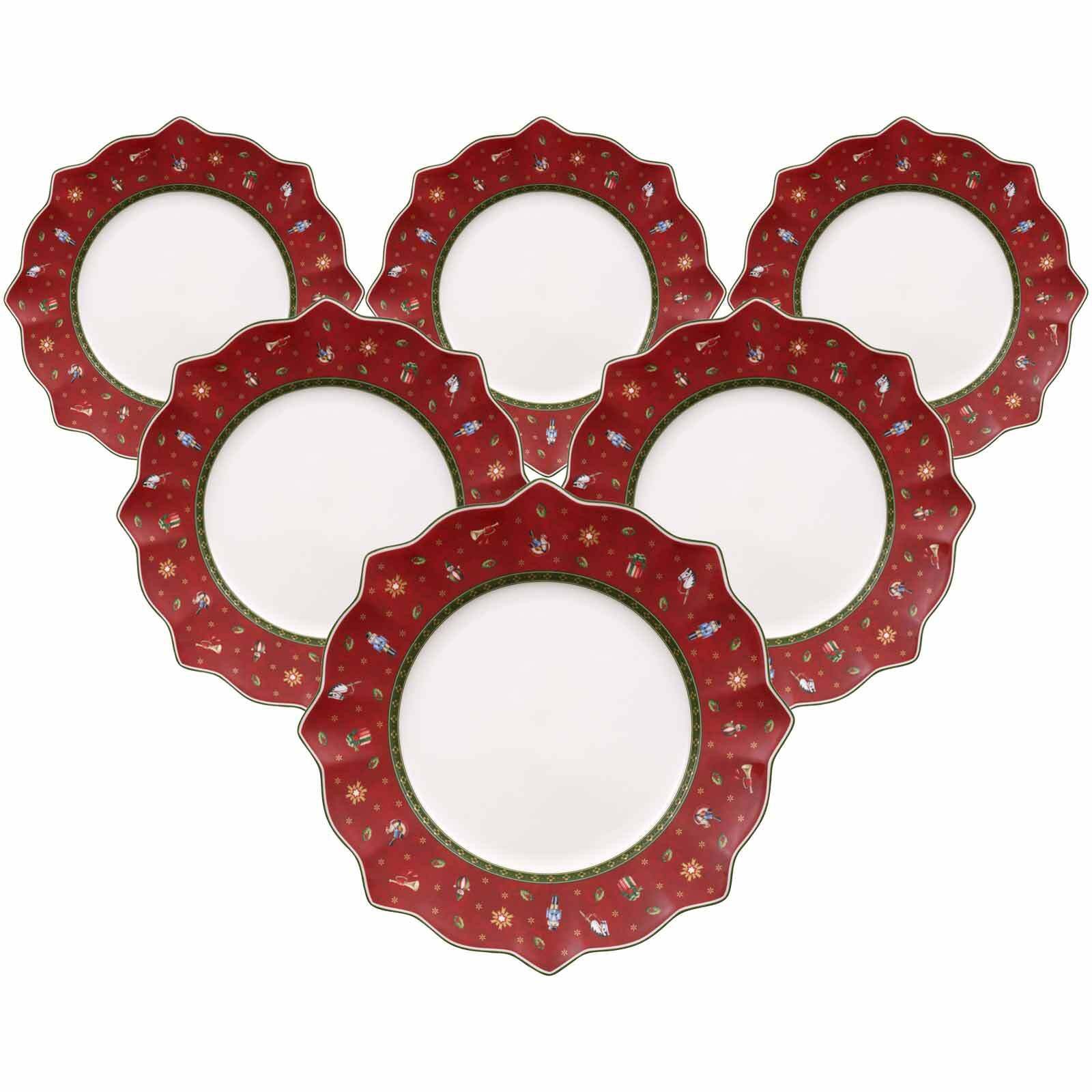 Villeroy & Boch Speiseteller Toy's Delight Speiseteller ø 28,4 cm 6er Set, (6 St)