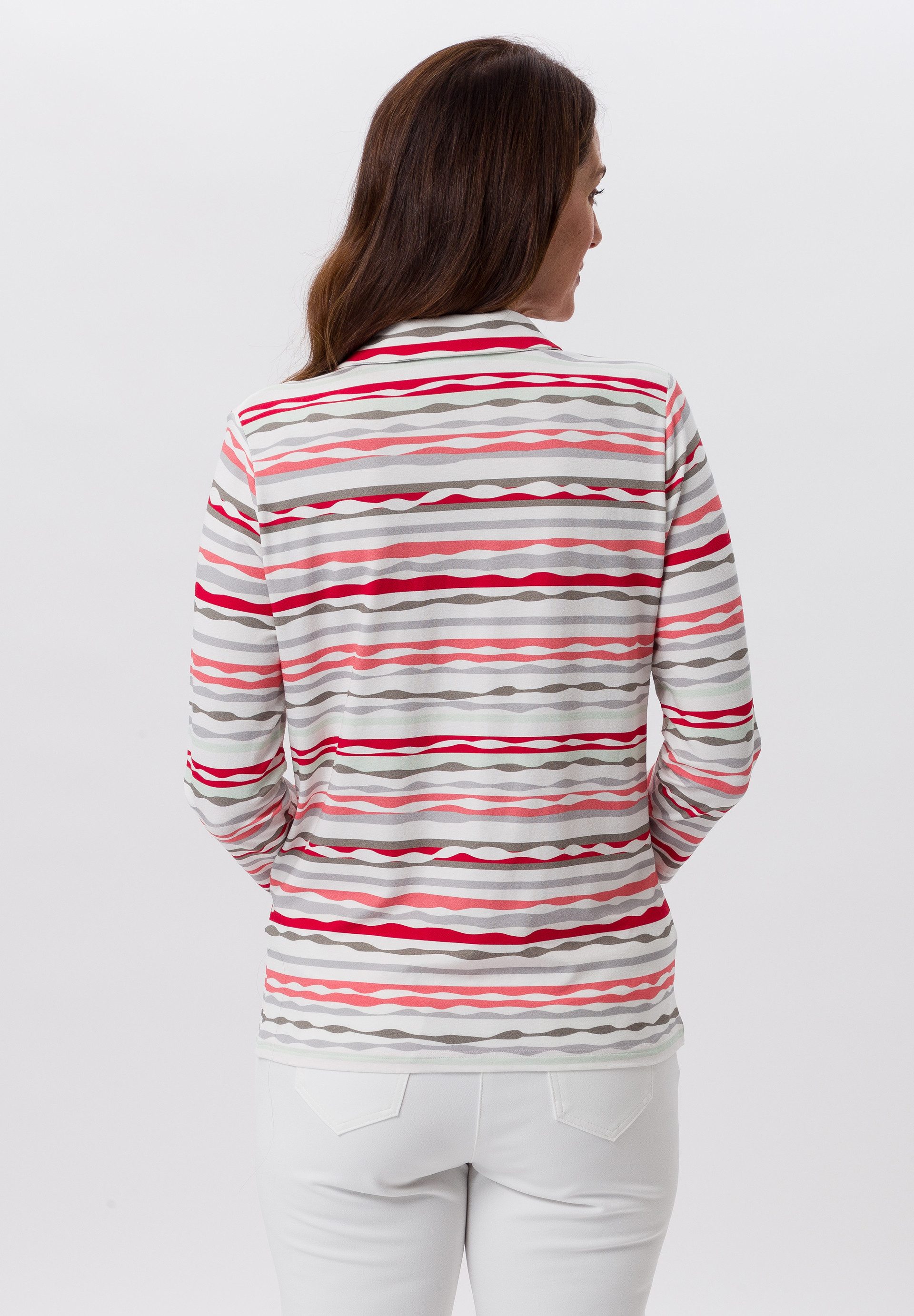 FRANK WALDER T-Shirt mit Zip