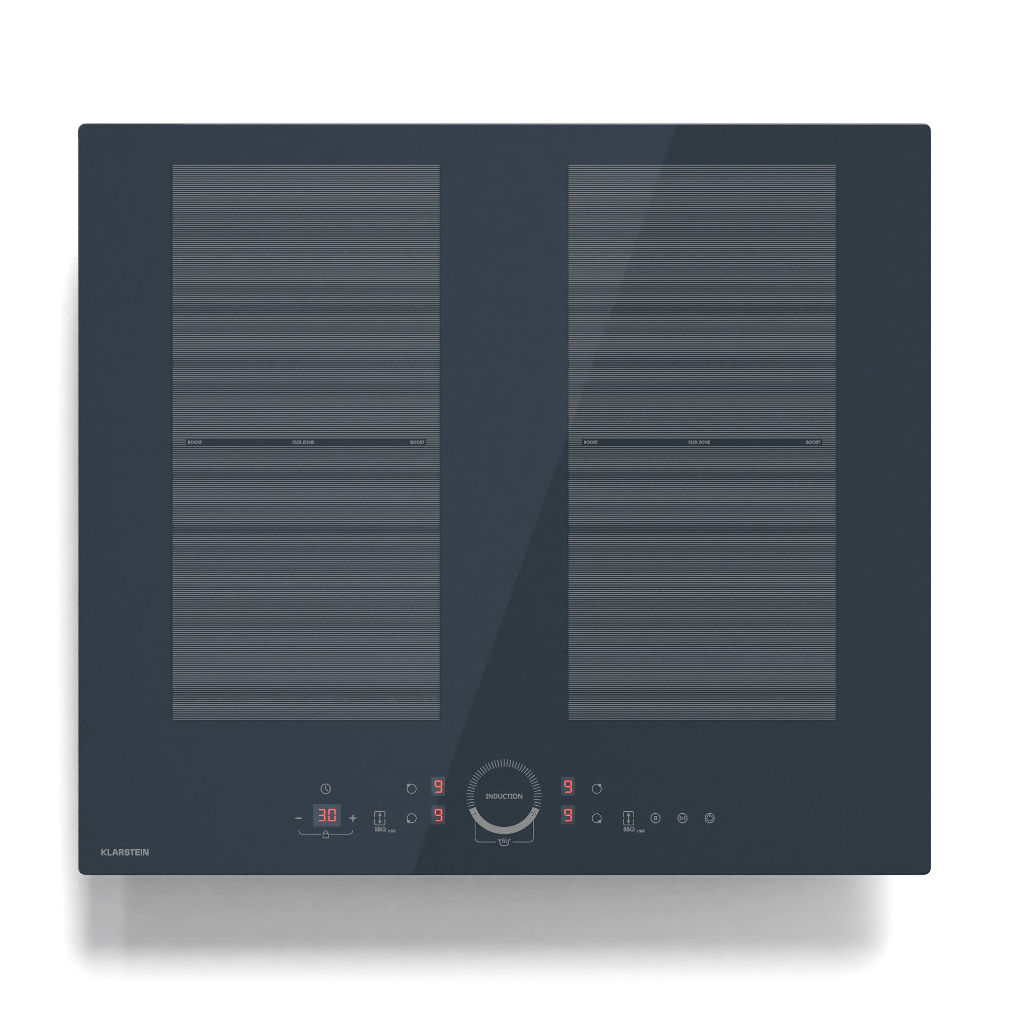 Klarstein Induktions-Kochfeld CP4-KL--DLT-60Fl-An CP4-KL--DLT-60Fl-An, Варильні панелі Induktion Hob Küche Flex 4 Zonen