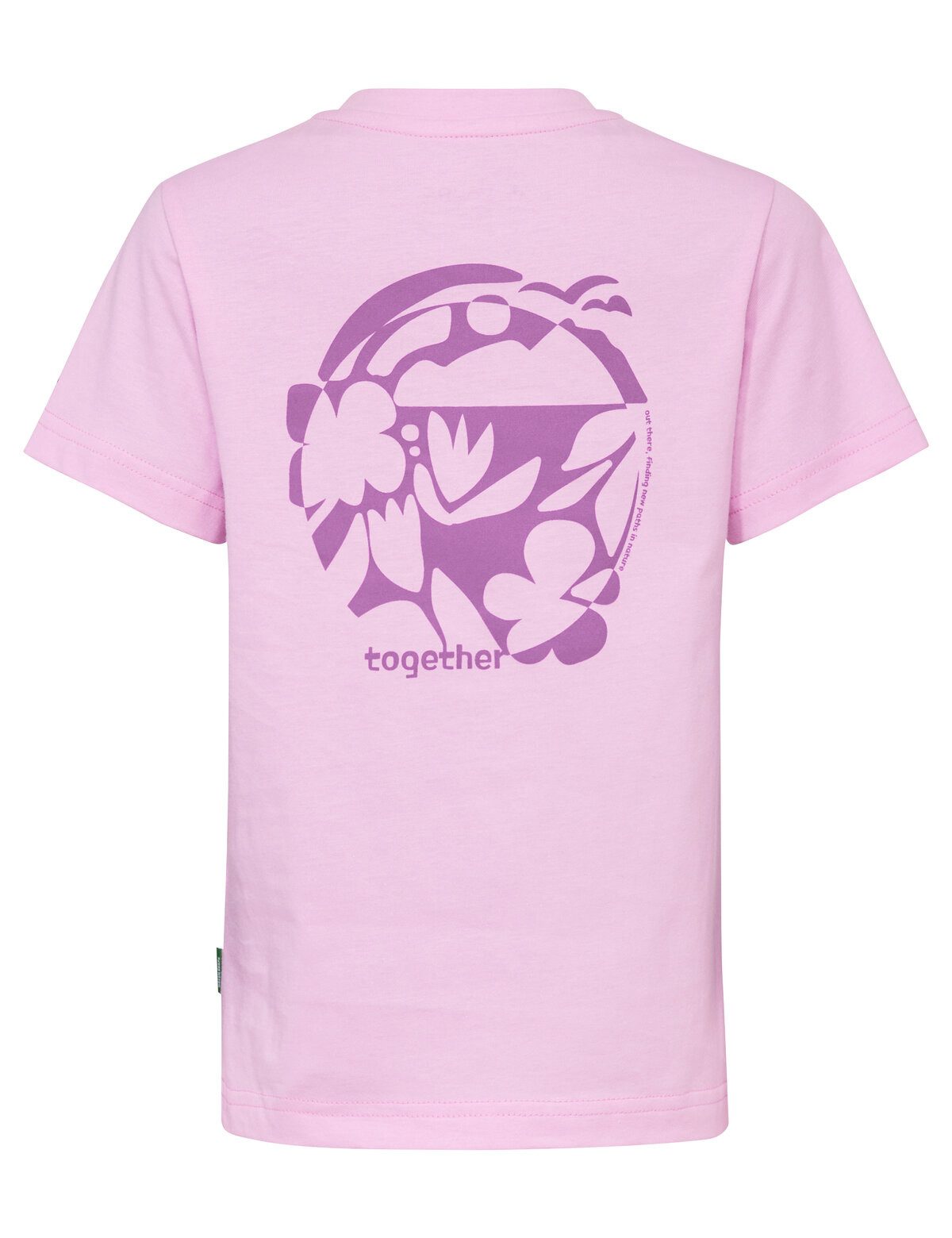 VAUDE Print-Shirt Kids Lezza T-Shirt für Kinder und Jugendliche, sportlicher Stil, Kurzarm-Design