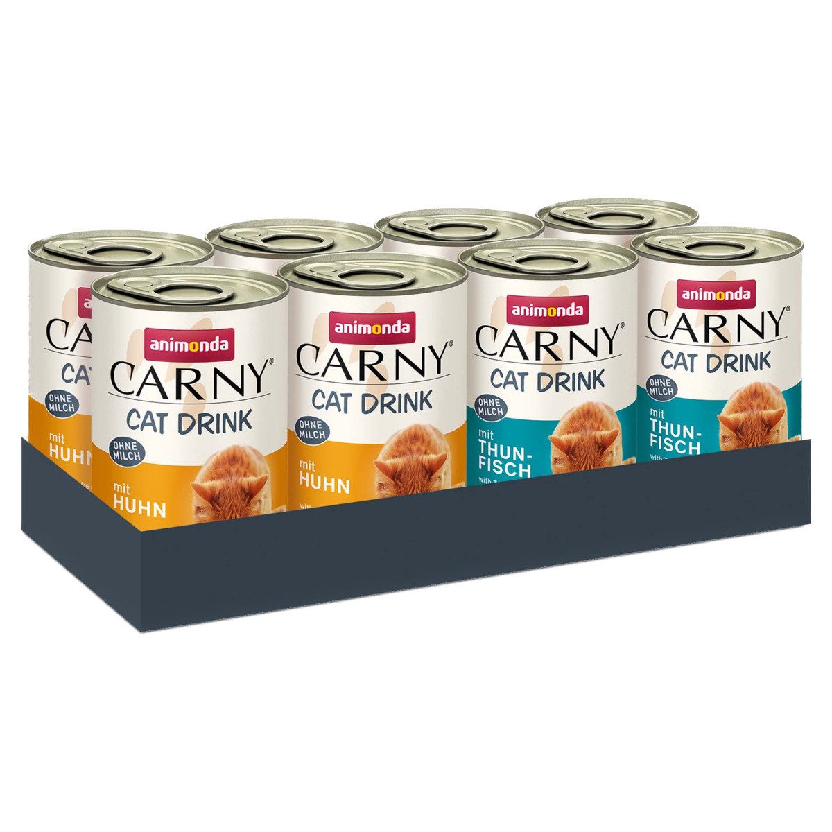 Animonda Carny Adult Cat Drink Mixpack Huhn & Thunfisch 8 x 140 ml, für: Katze
