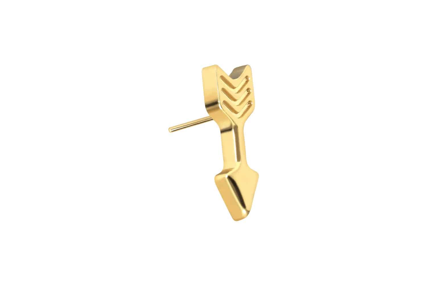 Piercing-Set Titan Aufsatz mit Push Pin PFEIL