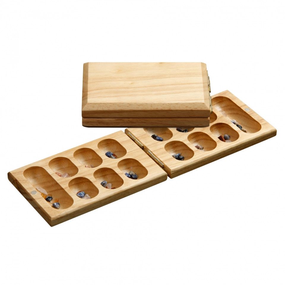 Philos Spiel, Kalaha - Reisespiel - Hevea-Holz