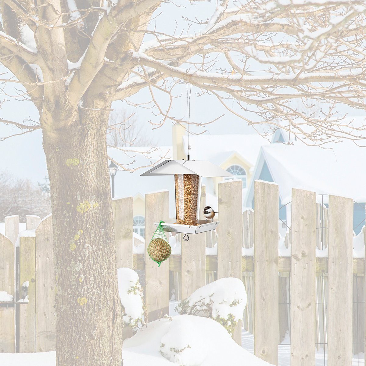 MeLiTec Futterstation VH07, Kunststoff, Vogelhaus, Futterhaus, Vogelfutterh günstig online kaufen