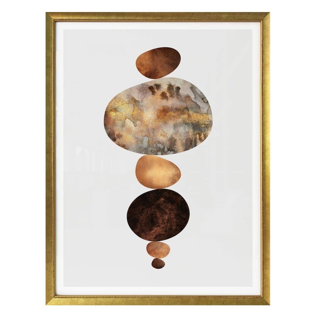 Poster Poster Fredriksson Küche Balance Feng Shui Deko Steine